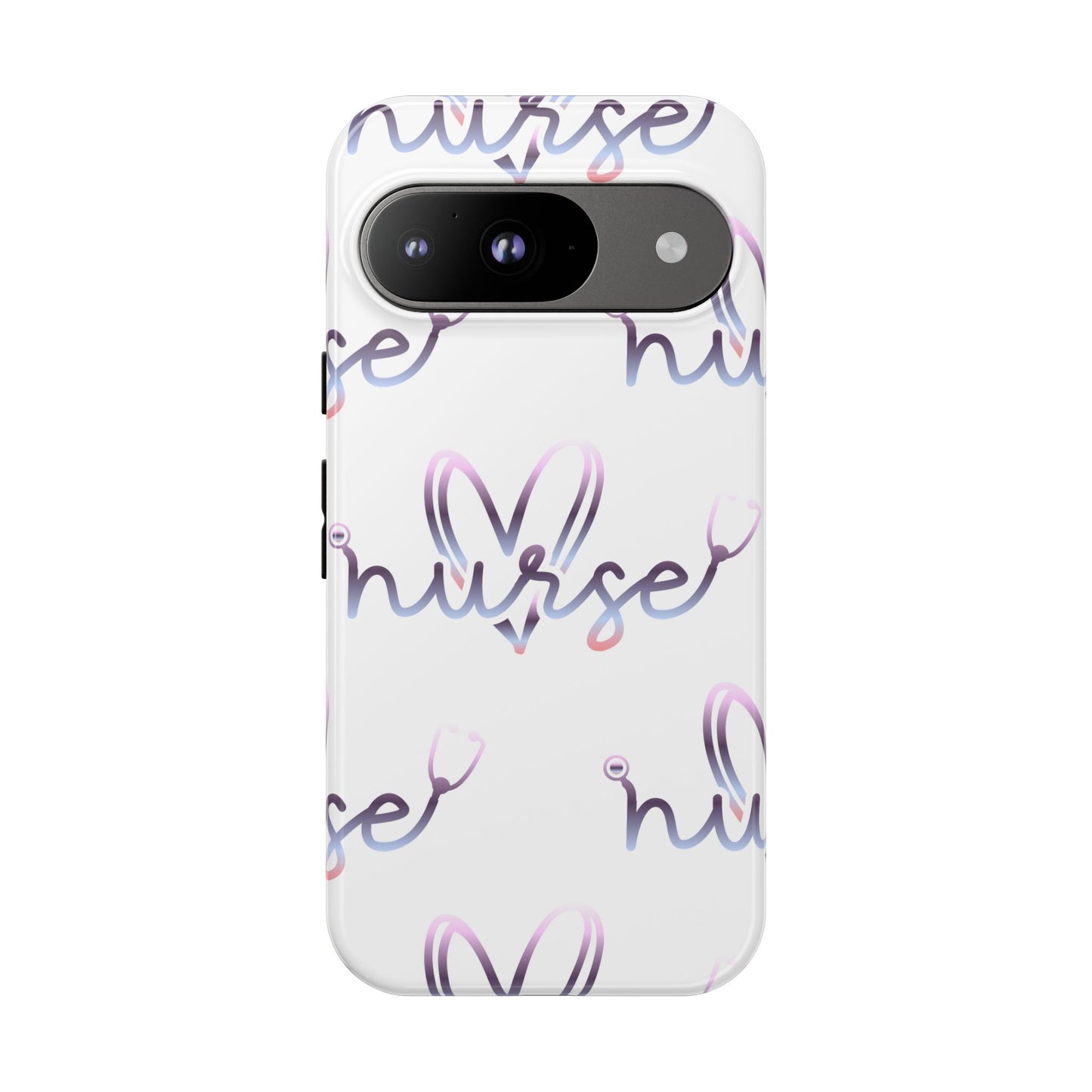 Google Pixel Tough Case - Nurse Stethoscope - White