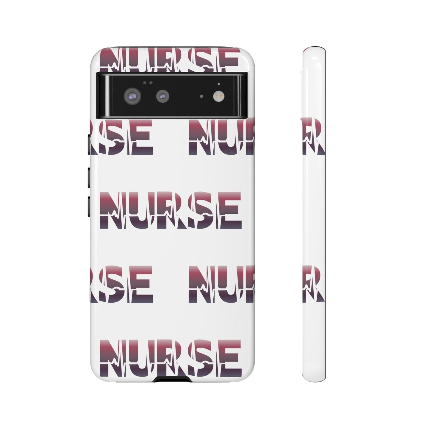 Google Pixel Tough Case - Nurse Pulse - White