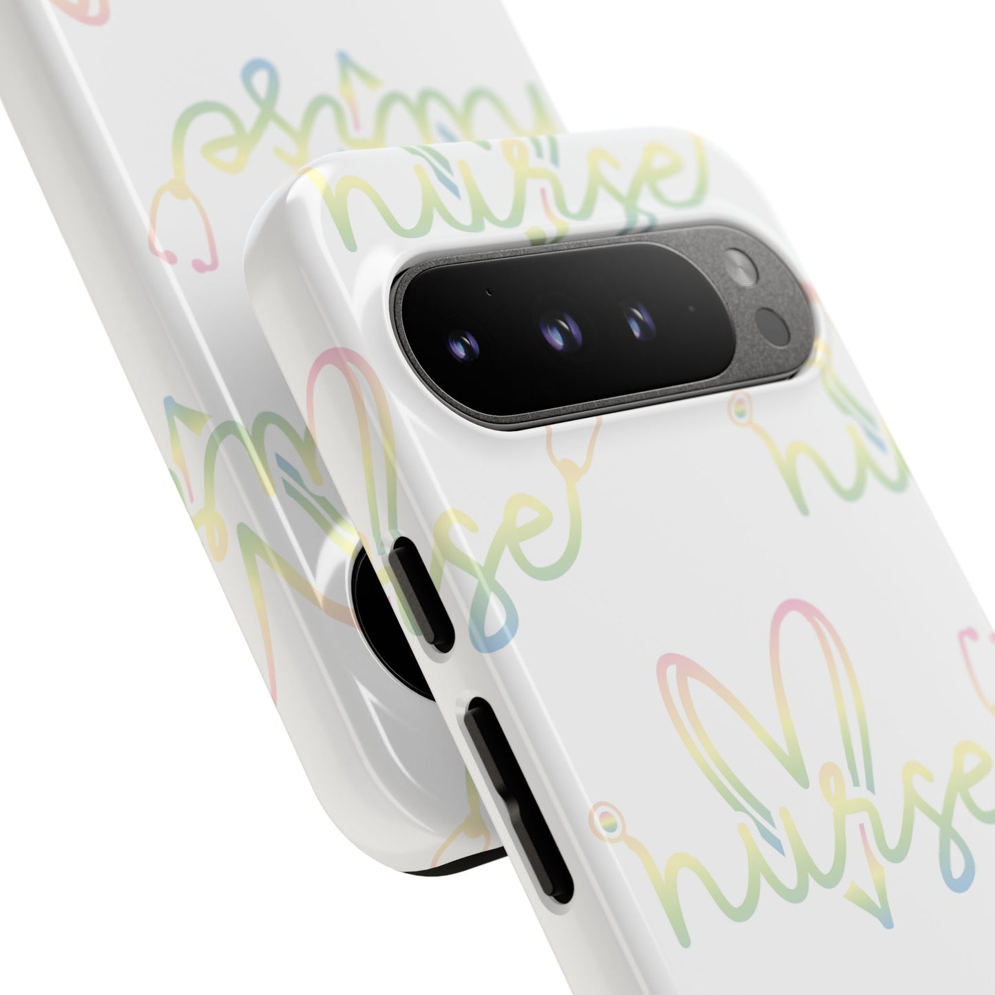 Google Pixel Tough Case - Nurse Stethoscope - White