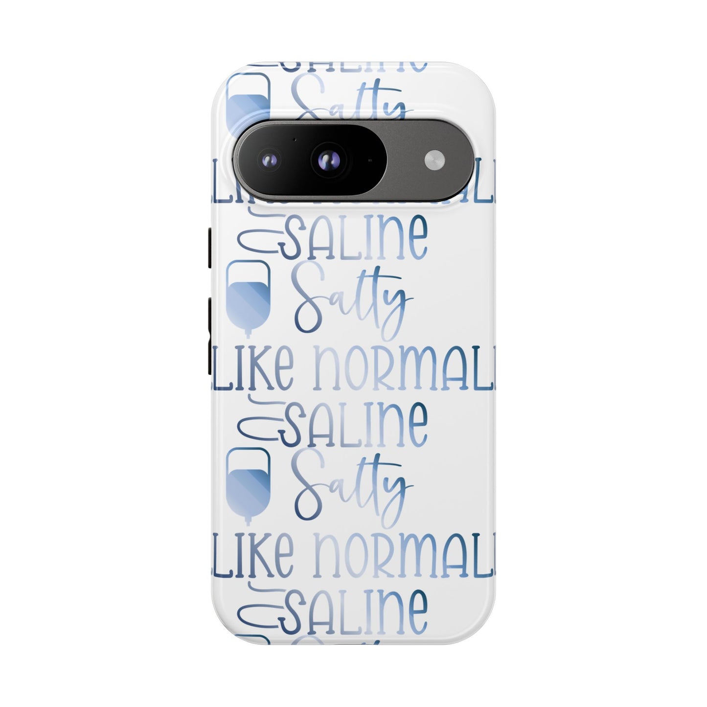 Google Pixel Tough Case - Salty Saline Like Normal Saline - White