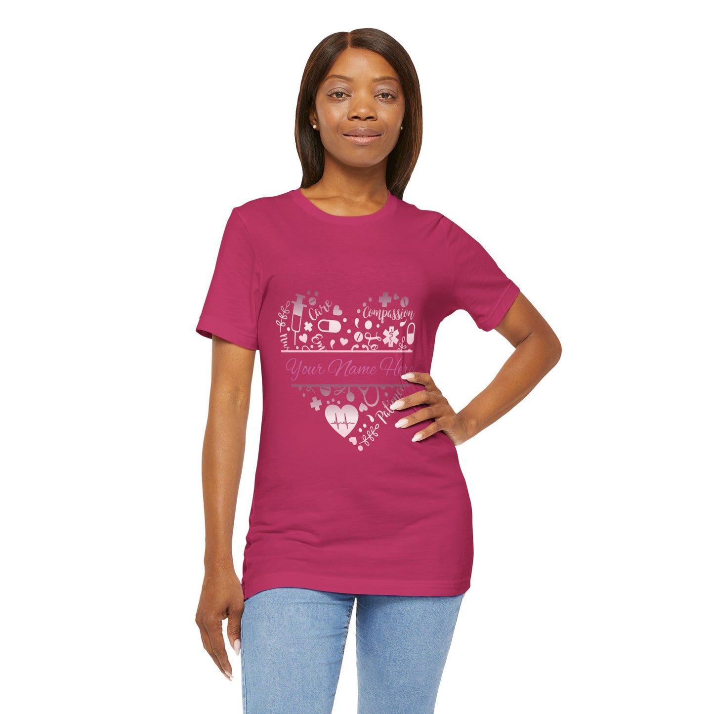 Monogram Heart rose gold