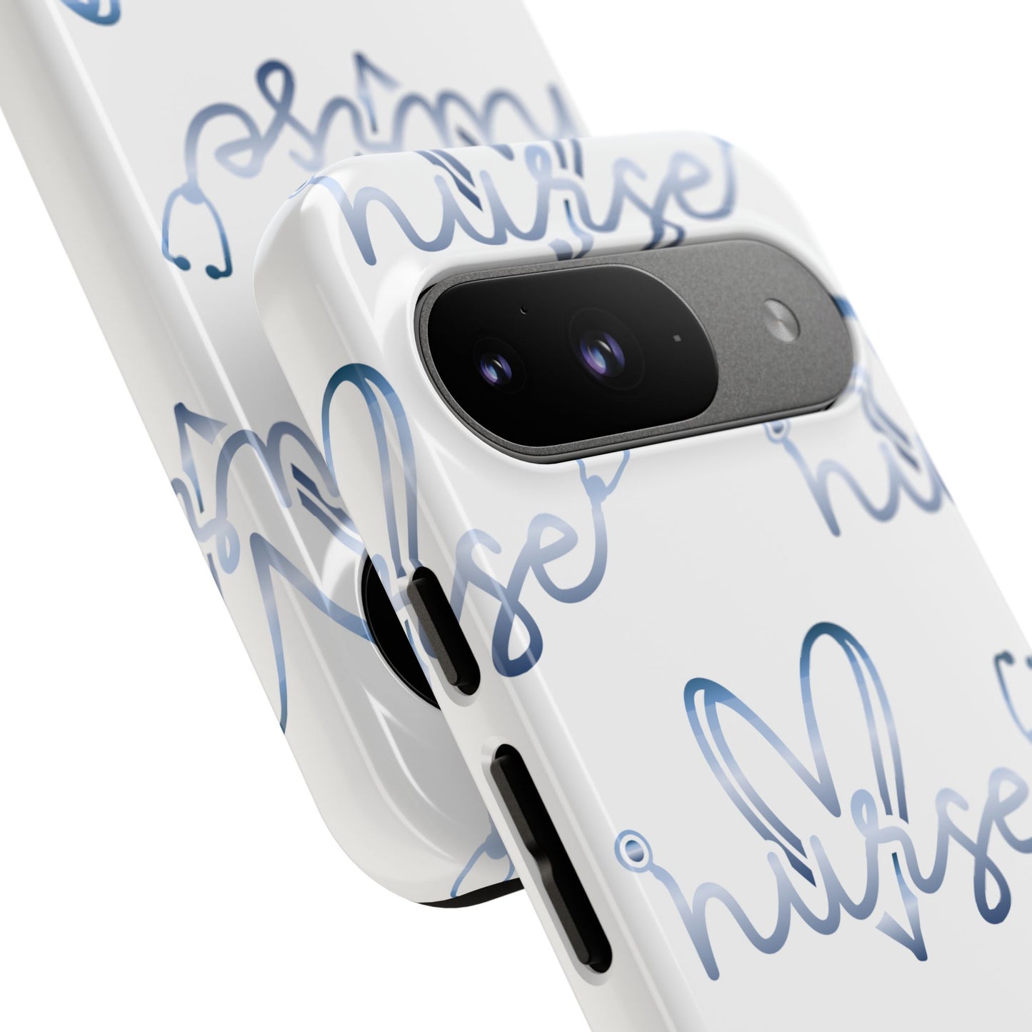 Google Pixel Tough Case - Nurse Stethoscope - White