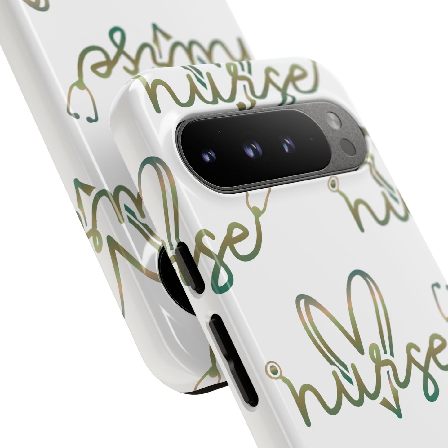Google Pixel Tough Case - Nurse Stethoscope - White