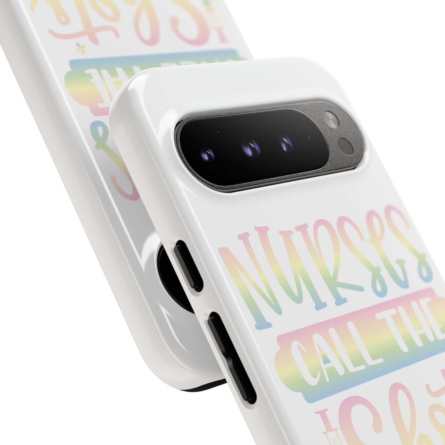 Google Pixel Tough Case - Nurses Call The Shots - White