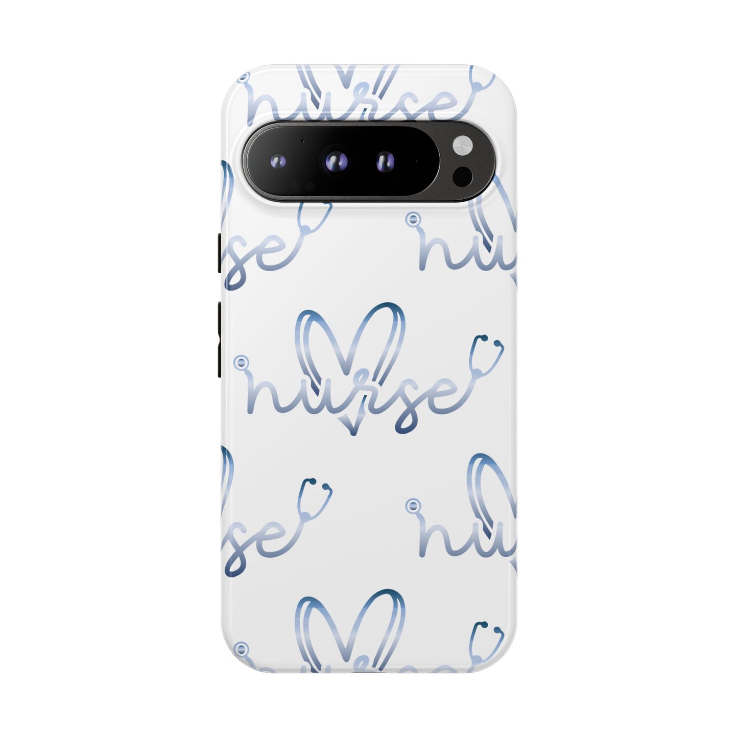 Google Pixel Tough Case - Nurse Stethoscope - White