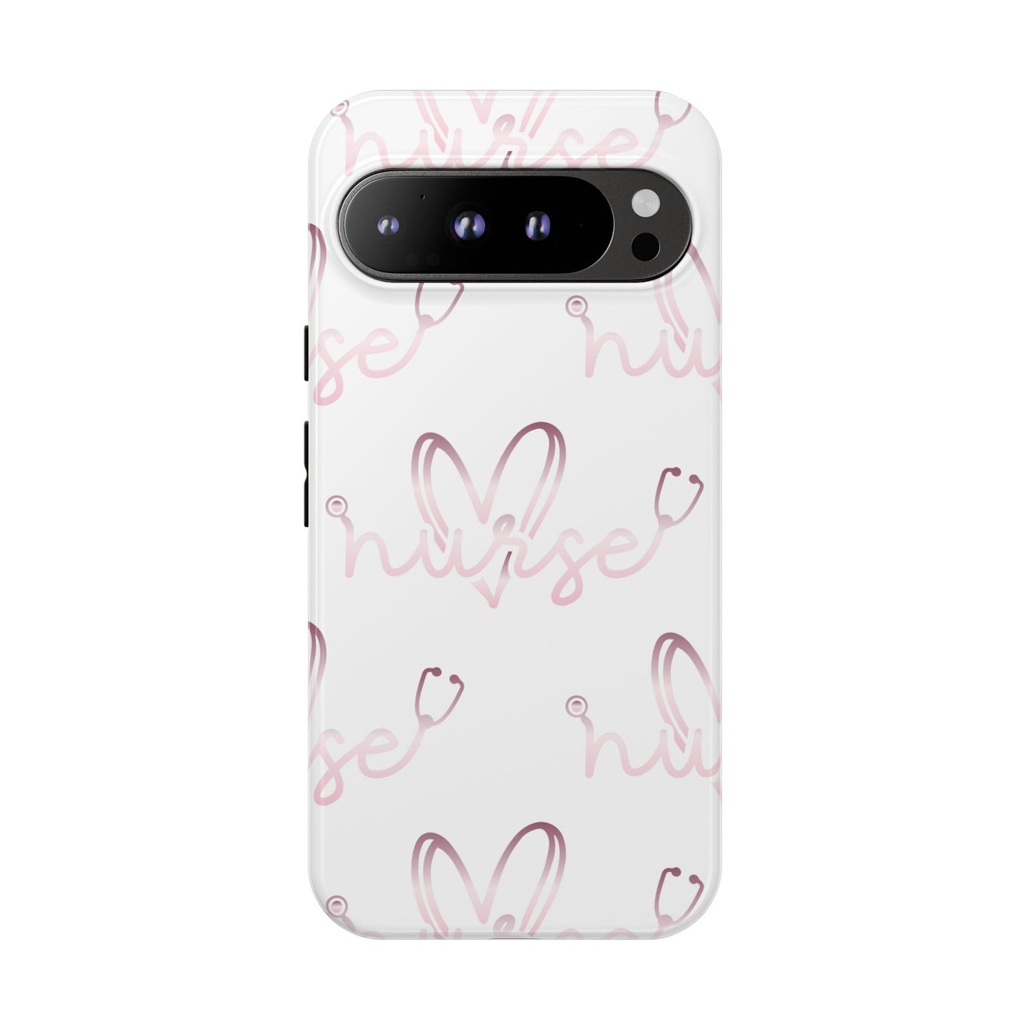 Google Pixel Tough Case - Nurse Stethoscope - White