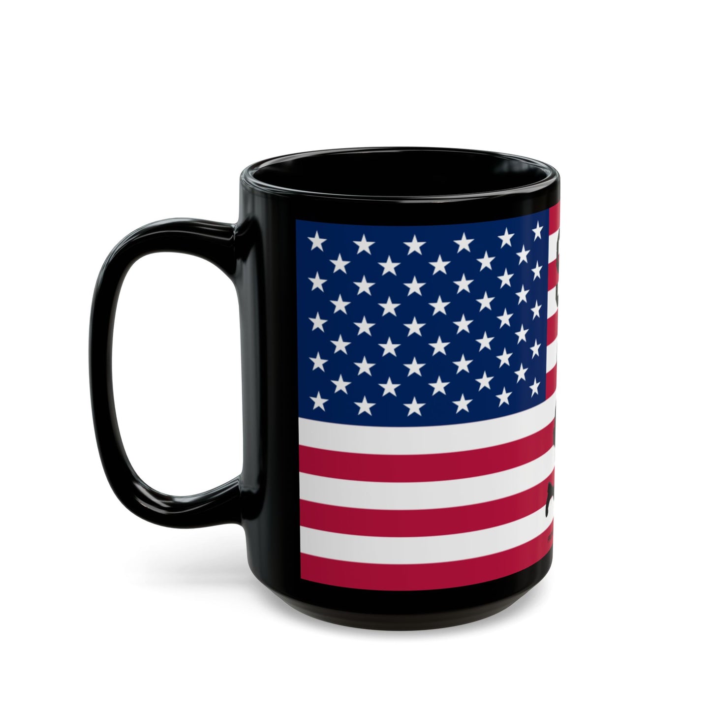 Stand for the flag, Kneel for the fallen (2) Black Mug (11oz, 15oz)