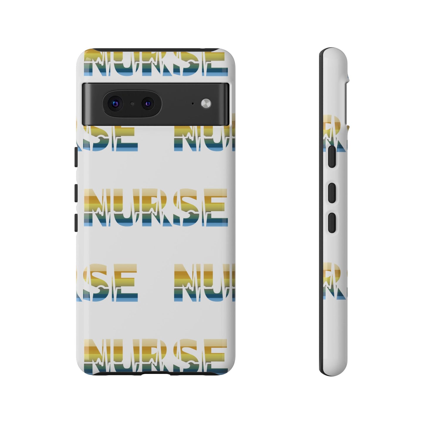 Google Pixel Tough Case - Nurse Pulse - White