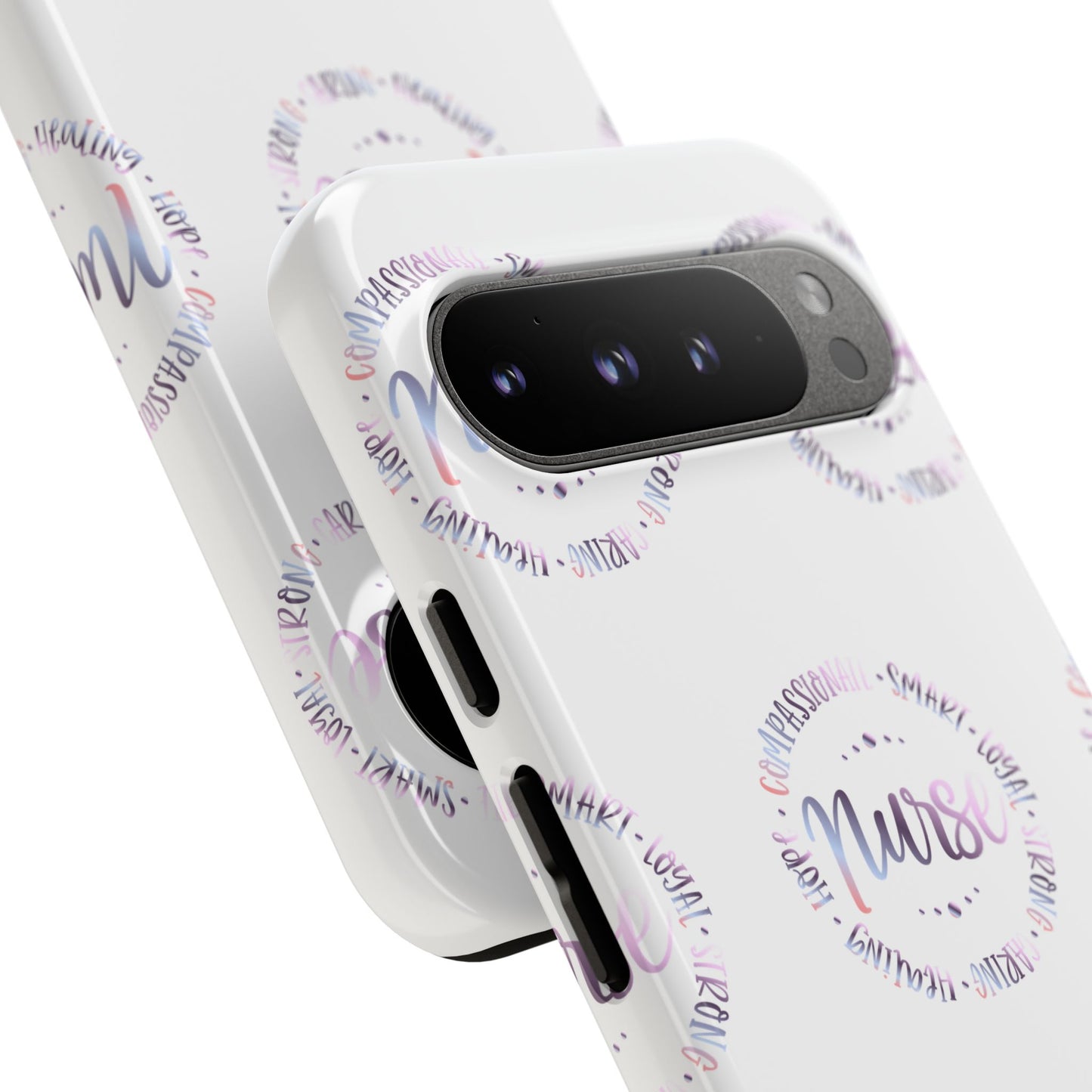 Google Pixel Tough Case - Nurse Circle - White