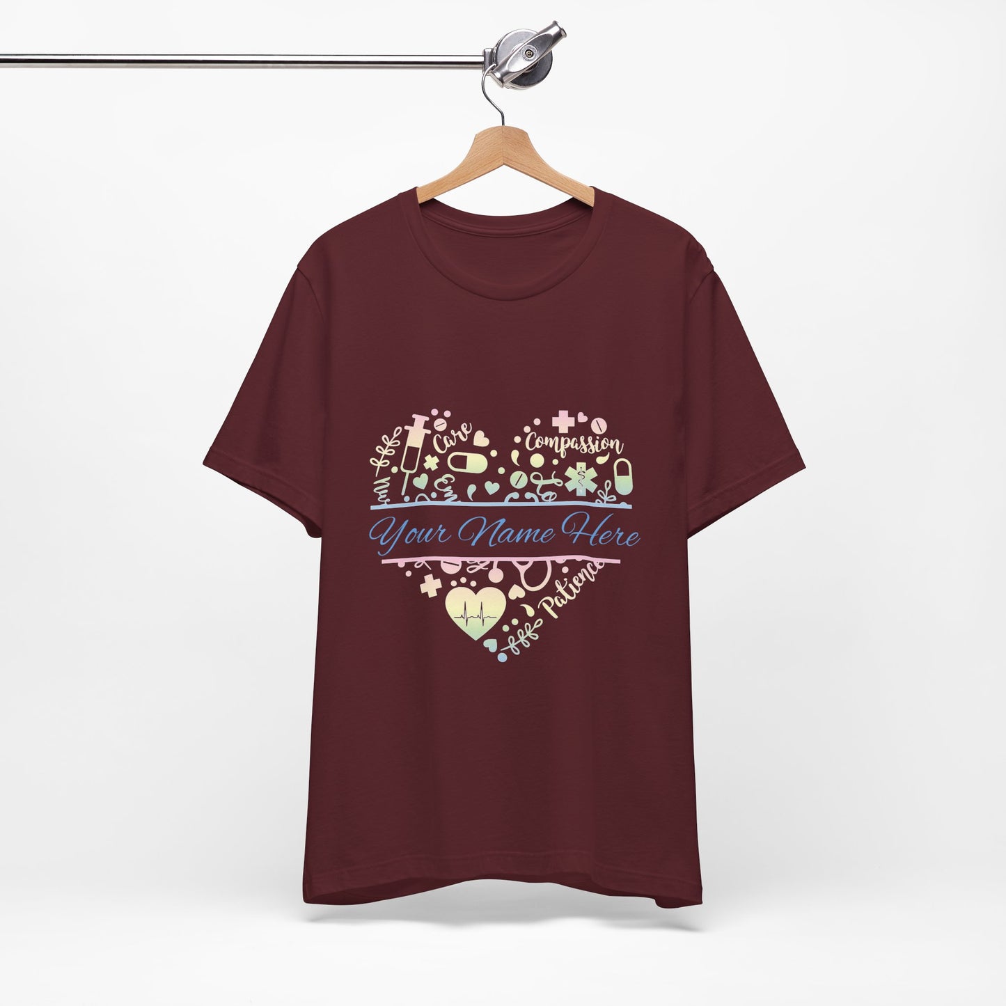 Monogram Heart pastel