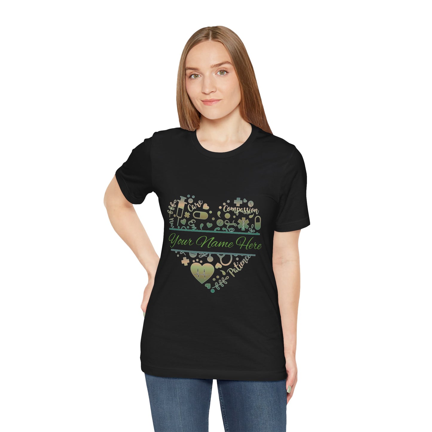 Monogram Heart copper patina