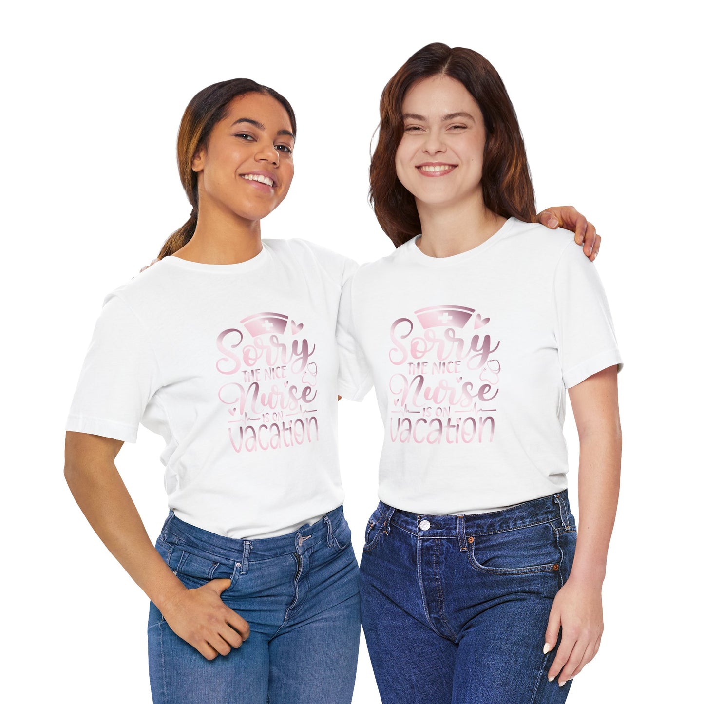 Sorry The Nice Nurse Is On Vacation rose gold