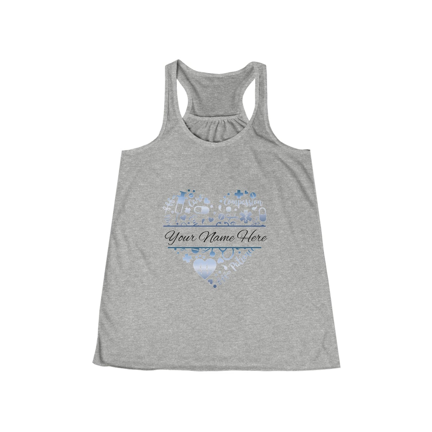 Monogram Heart blue steel