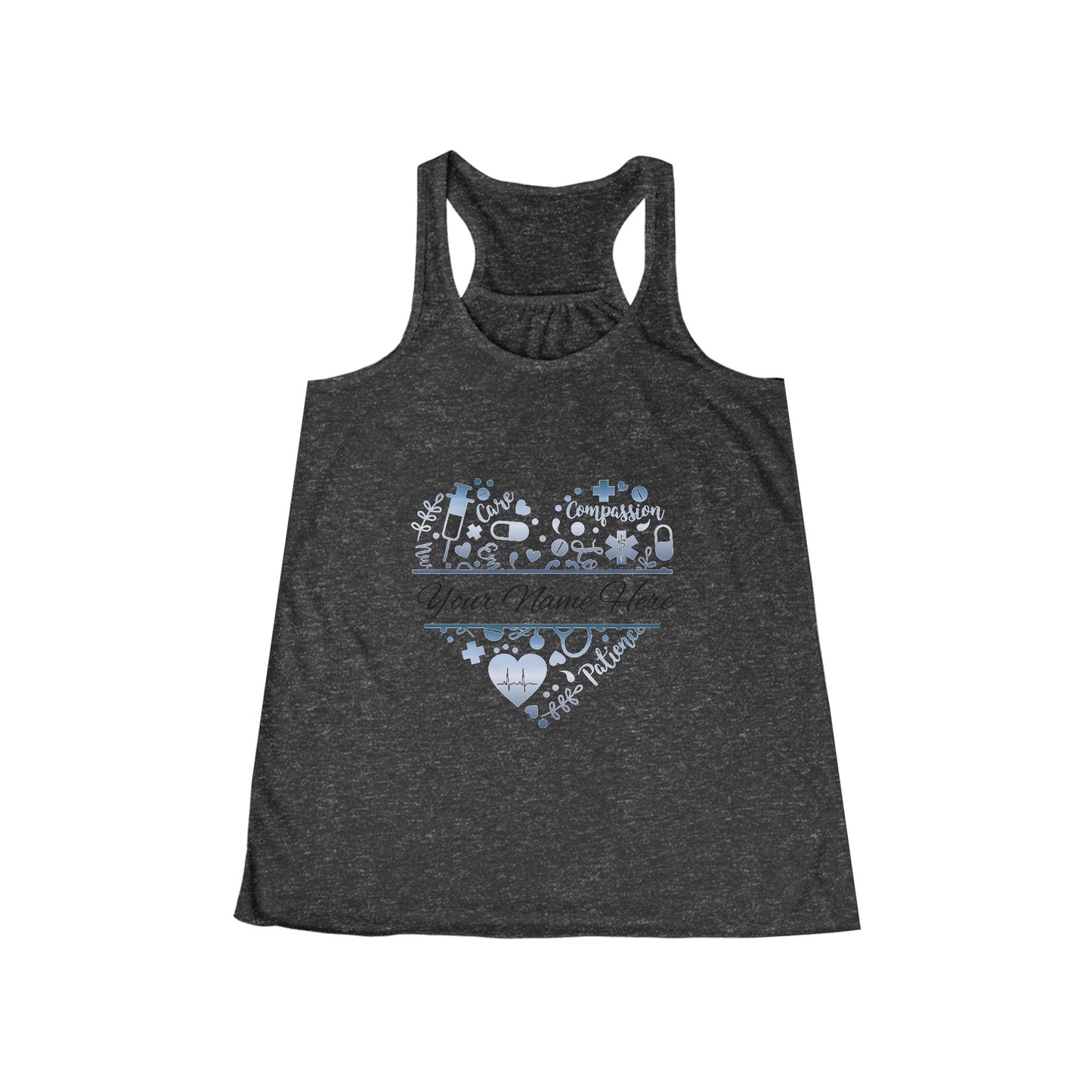 Monogram Heart blue steel
