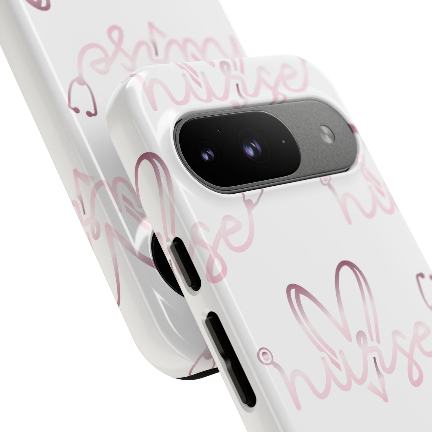 Google Pixel Tough Case - Nurse Stethoscope - White