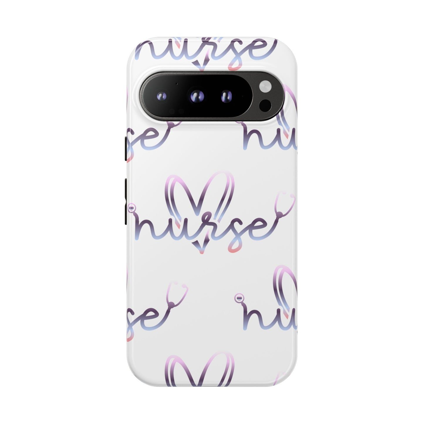 Google Pixel Tough Case - Nurse Stethoscope - White