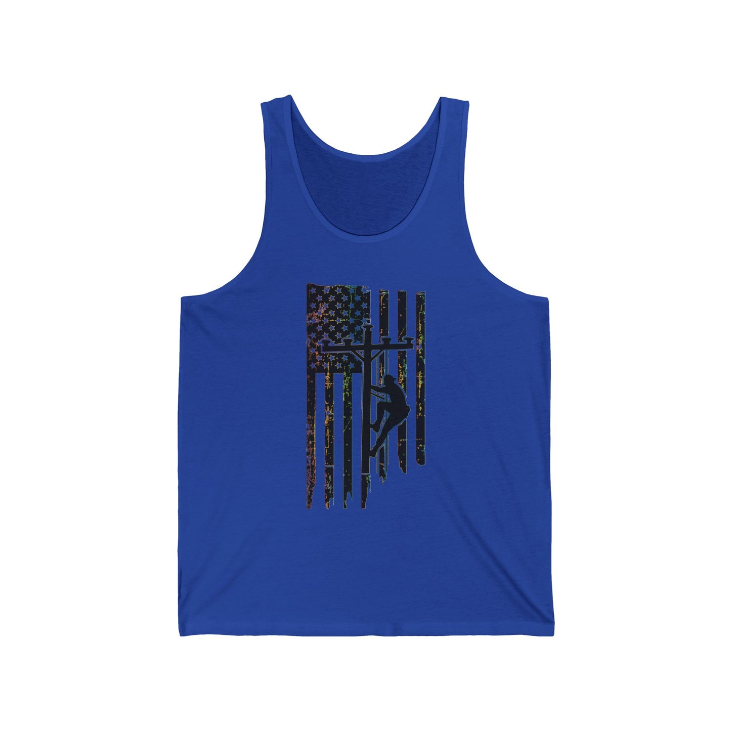 Lineman Tank - Lineman Flag gradient