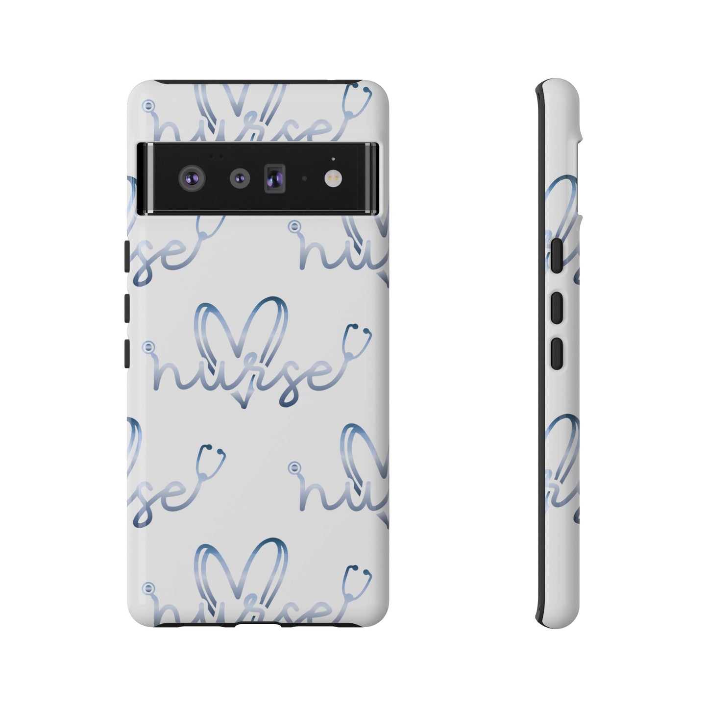 Google Pixel Tough Case - Nurse Stethoscope - White
