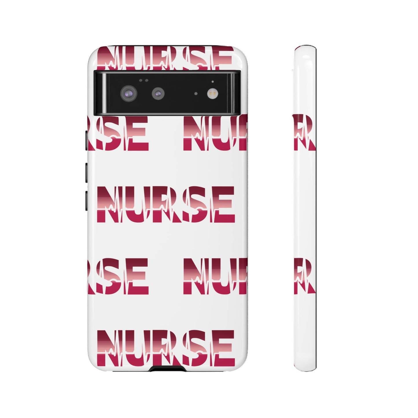 Google Pixel Tough Case - Nurse Pulse - White