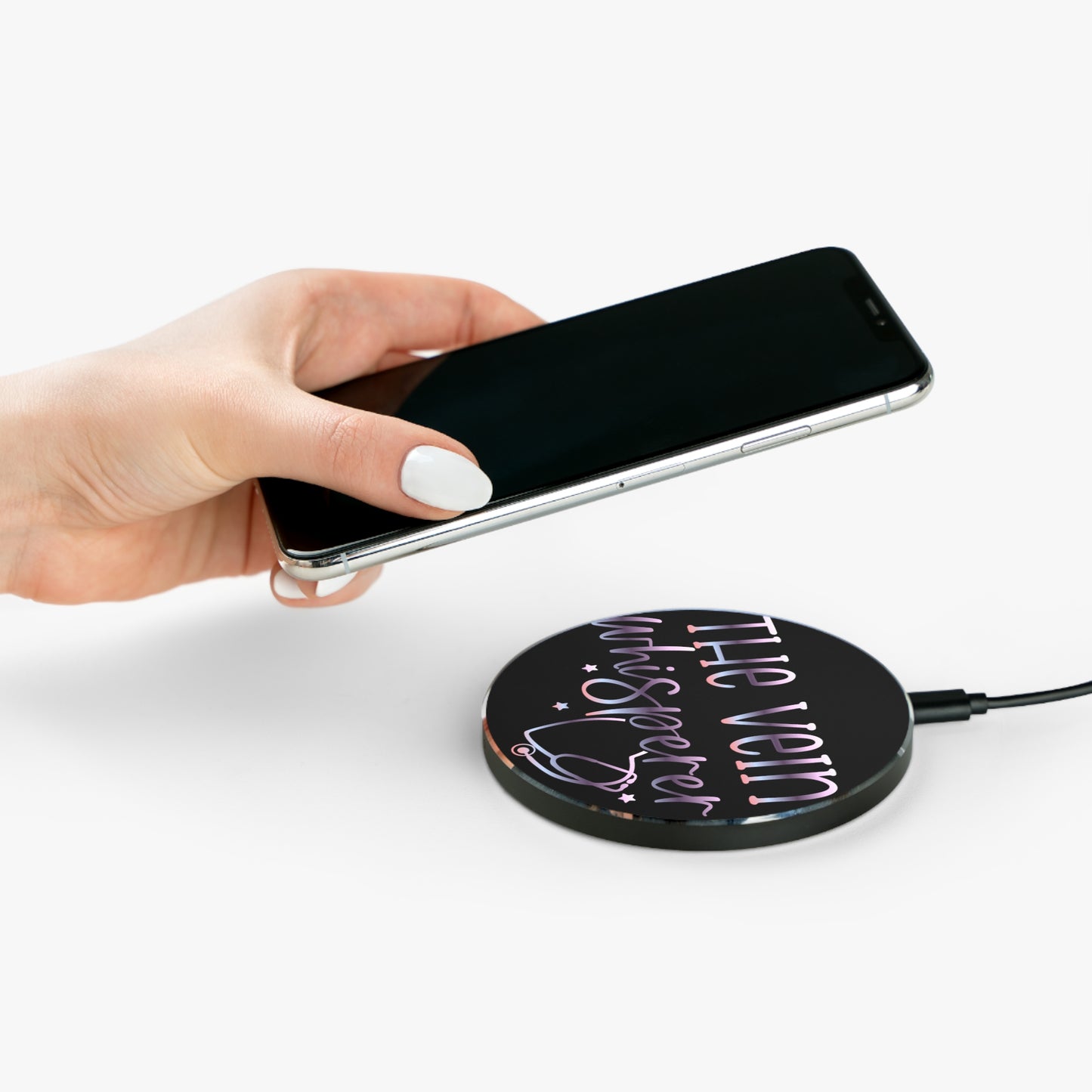 The Vein Whisperer Wireless Charger | Fast Charging Pad for Healthcare Professionals