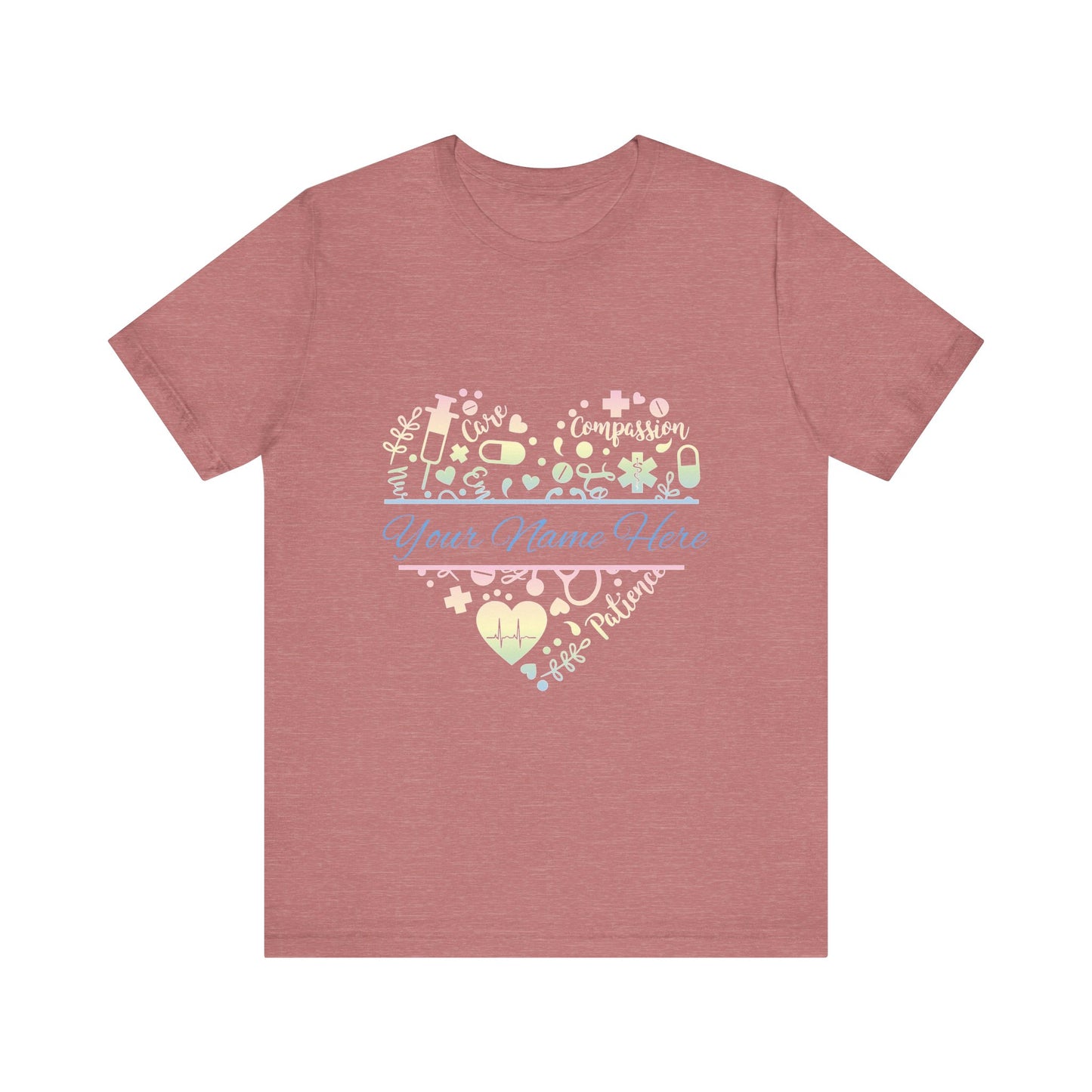 Monogram Heart pastel
