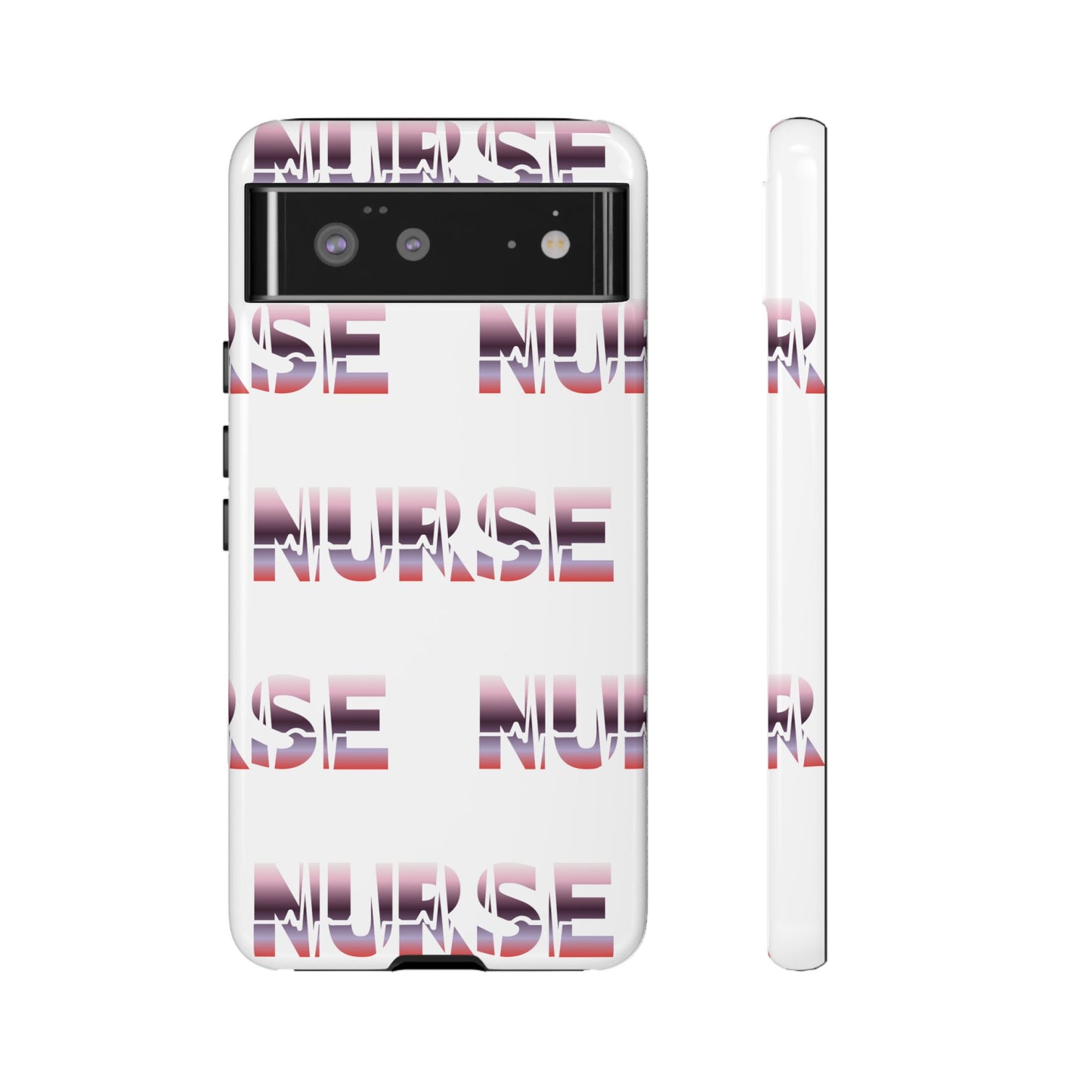Google Pixel Tough Case - Nurse Pulse - White