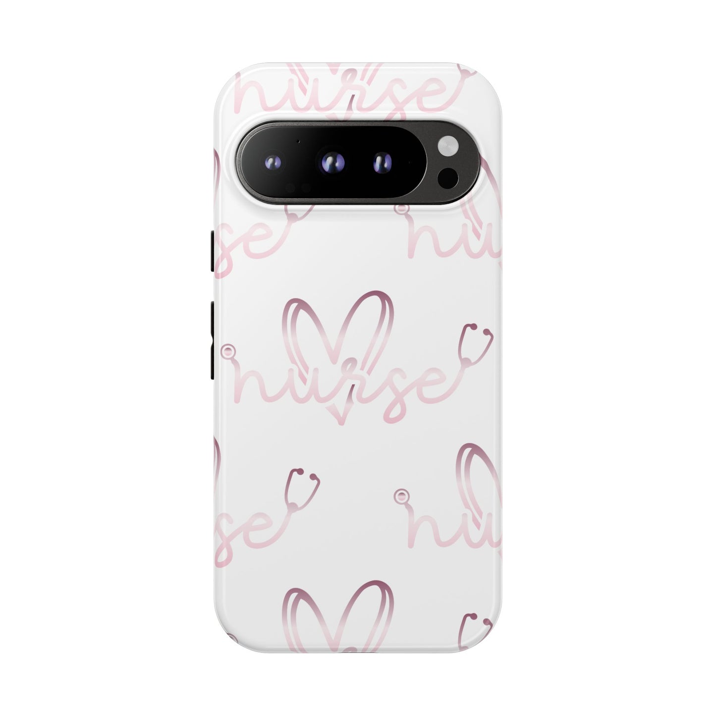 Google Pixel Tough Case - Nurse Stethoscope - White