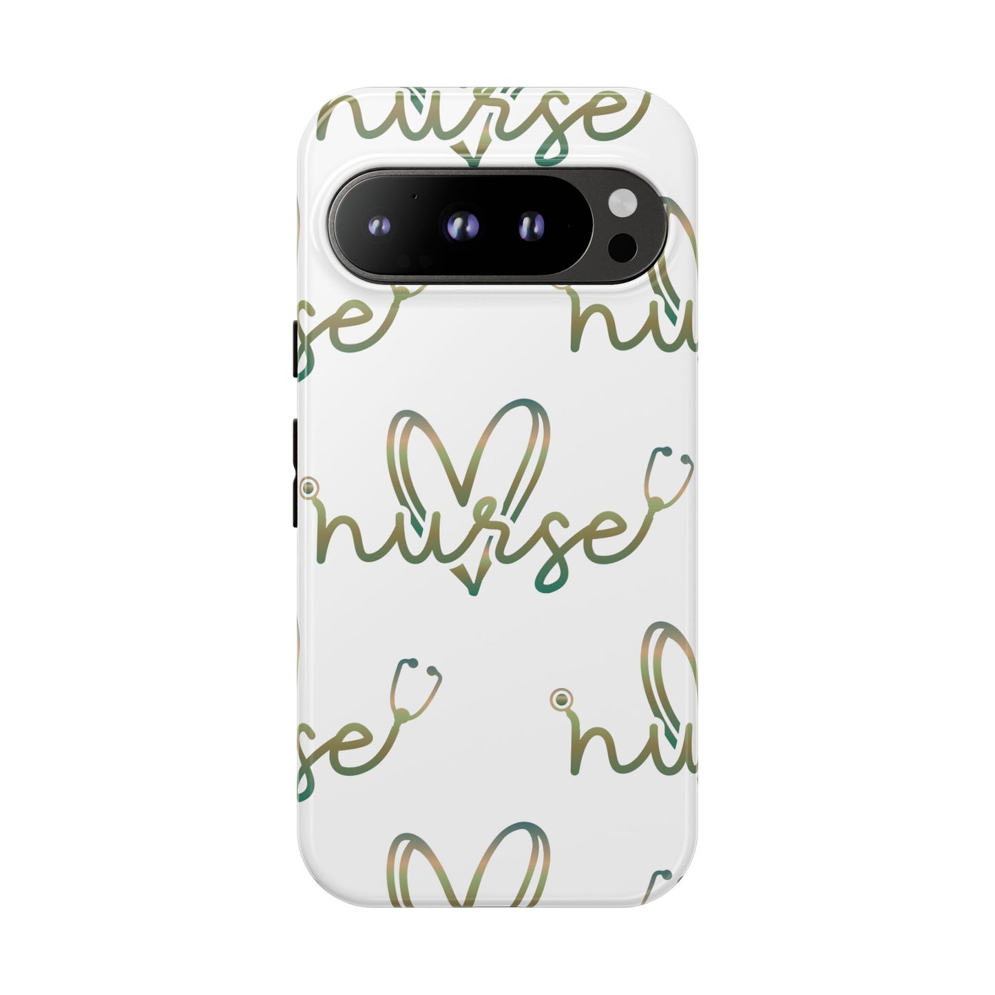 Google Pixel Tough Case - Nurse Stethoscope - White