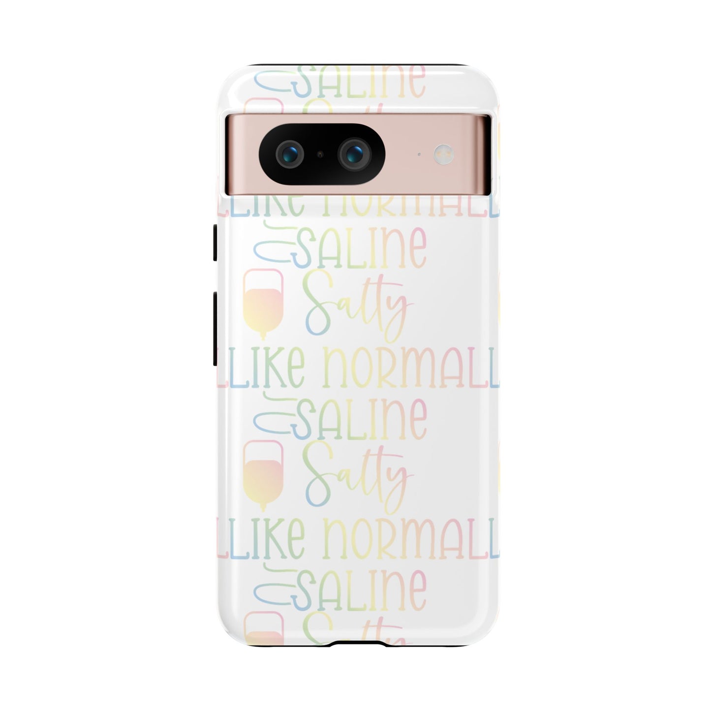 Google Pixel Tough Case - Salty Saline Like Normal Saline - White