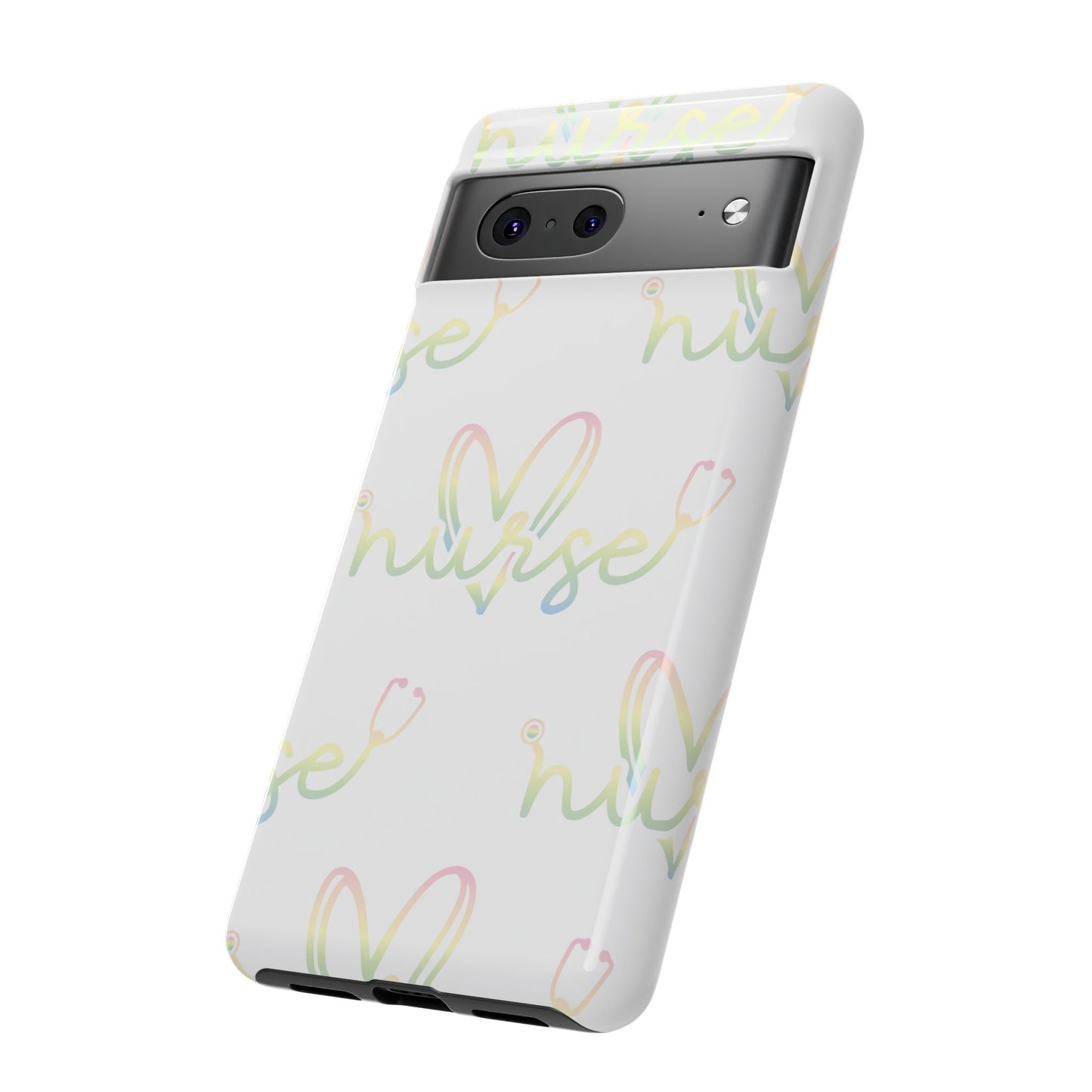 Google Pixel Tough Case - Nurse Stethoscope - White