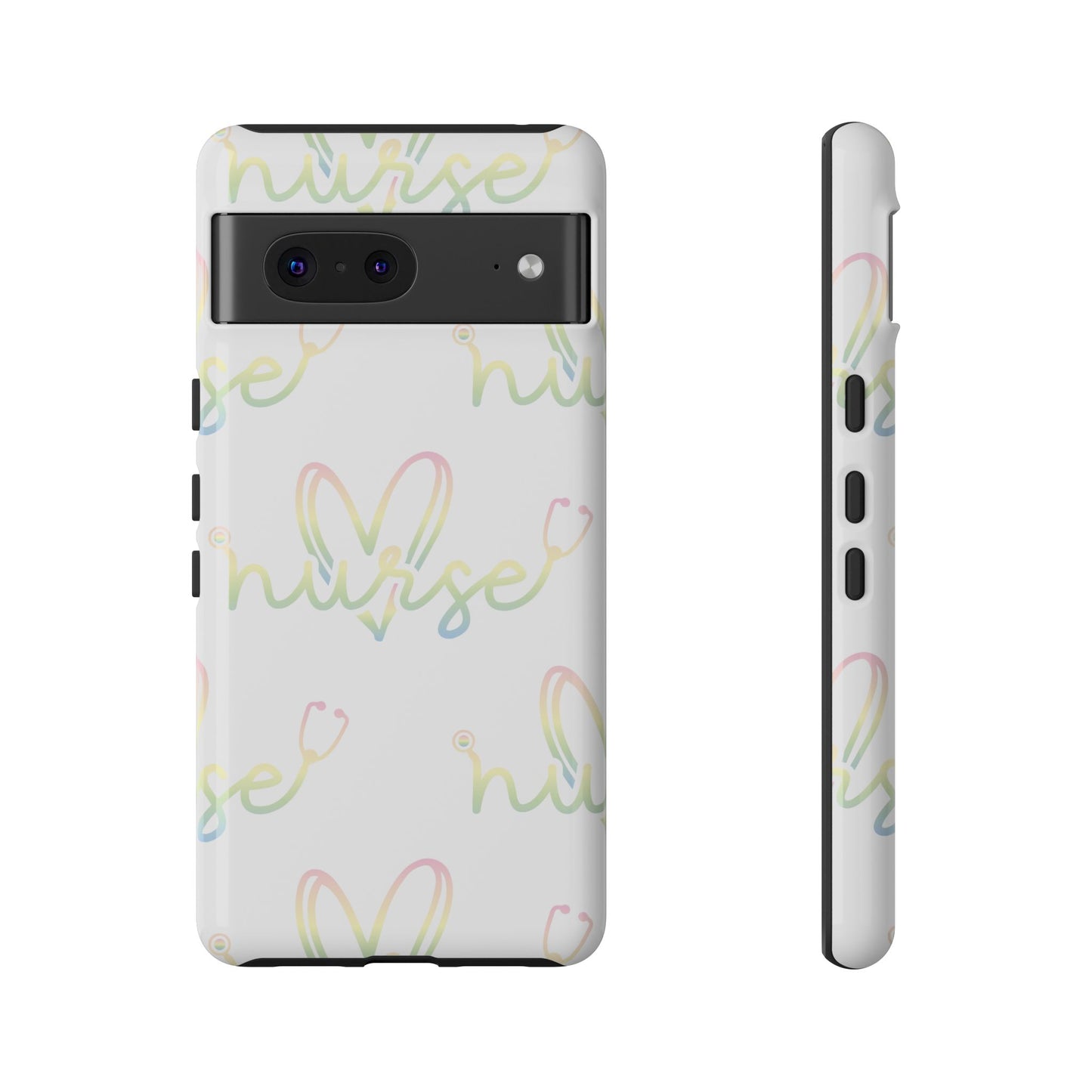 Google Pixel Tough Case - Nurse Stethoscope - White