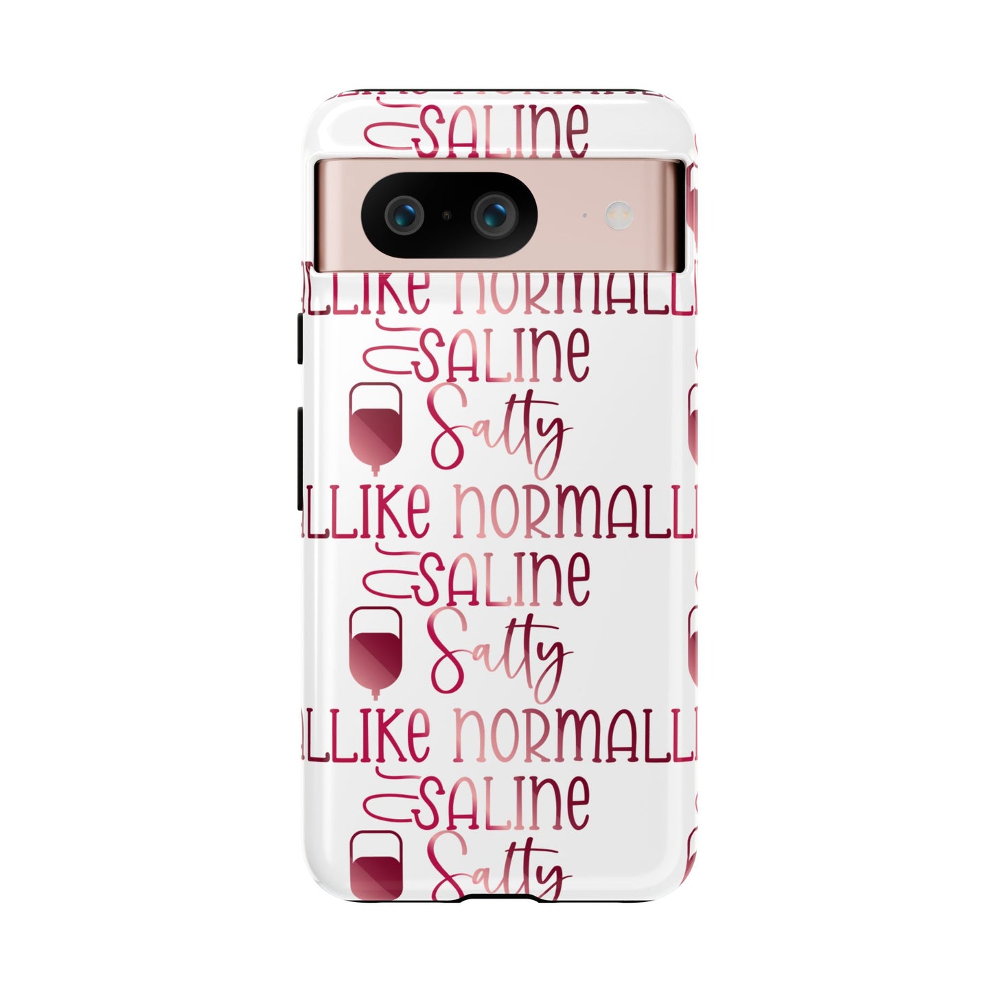 Google Pixel Tough Case - Salty Saline Like Normal Saline - White