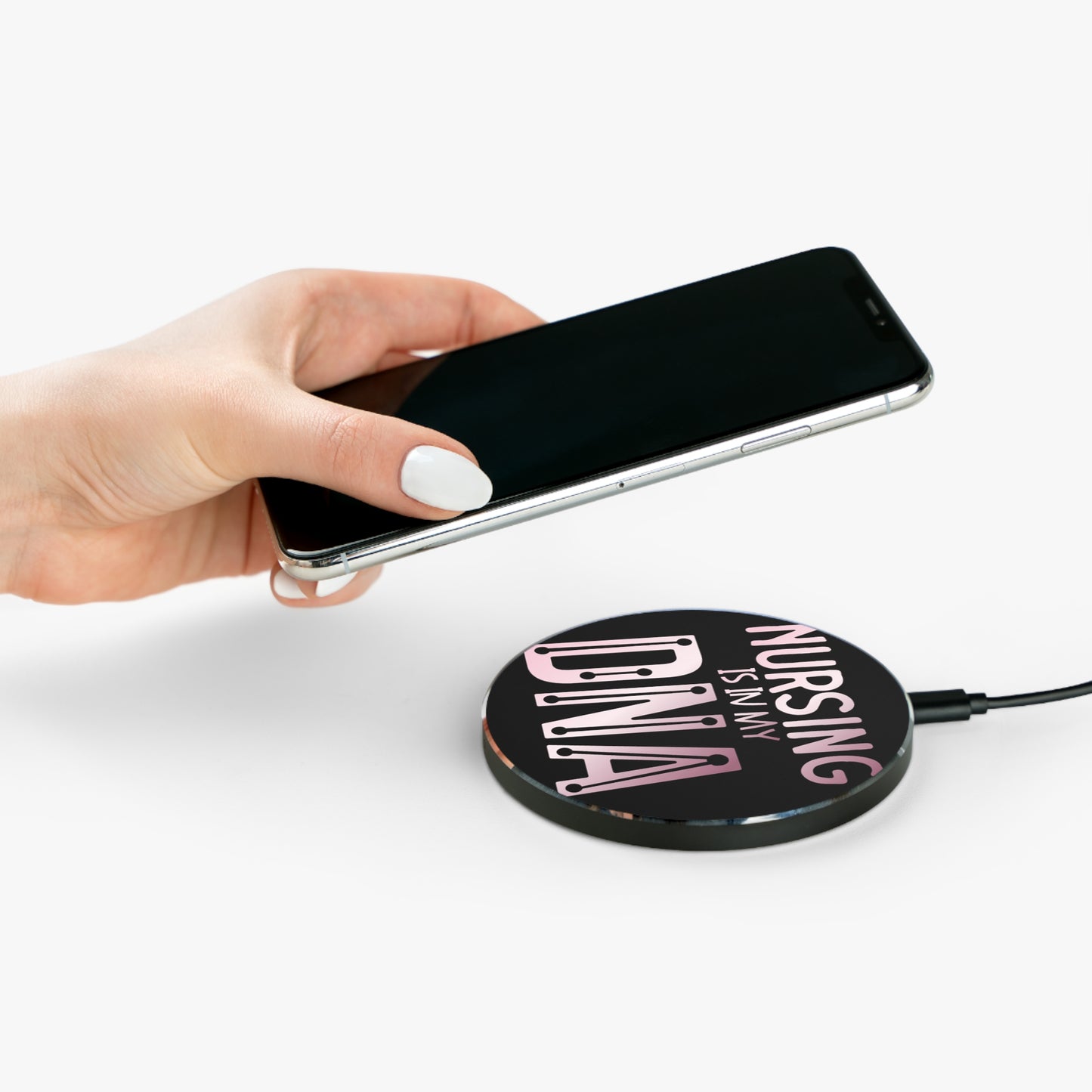 Nursing is n my DNA Wireless Charger | Fast Charging Pad for Healthcare Professionals