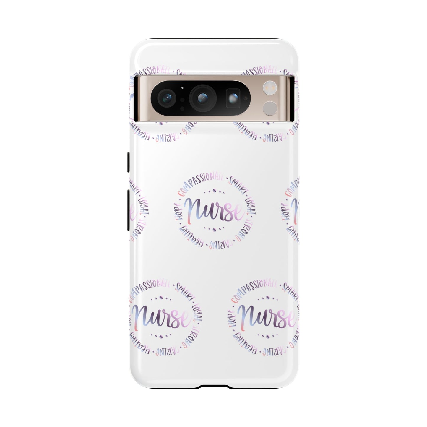 Google Pixel Tough Case - Nurse Circle - White