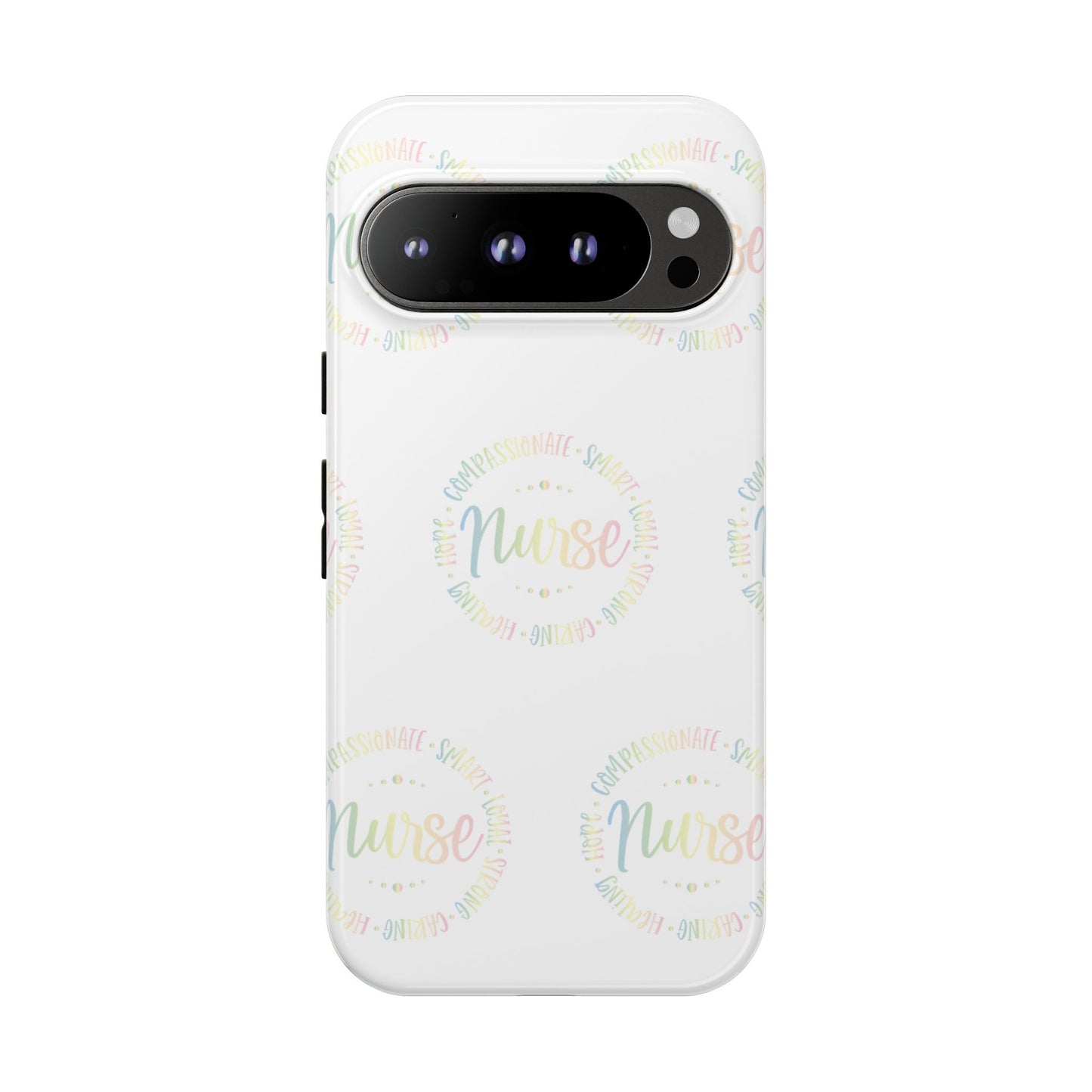 Google Pixel Tough Case - Nurse Circle - White