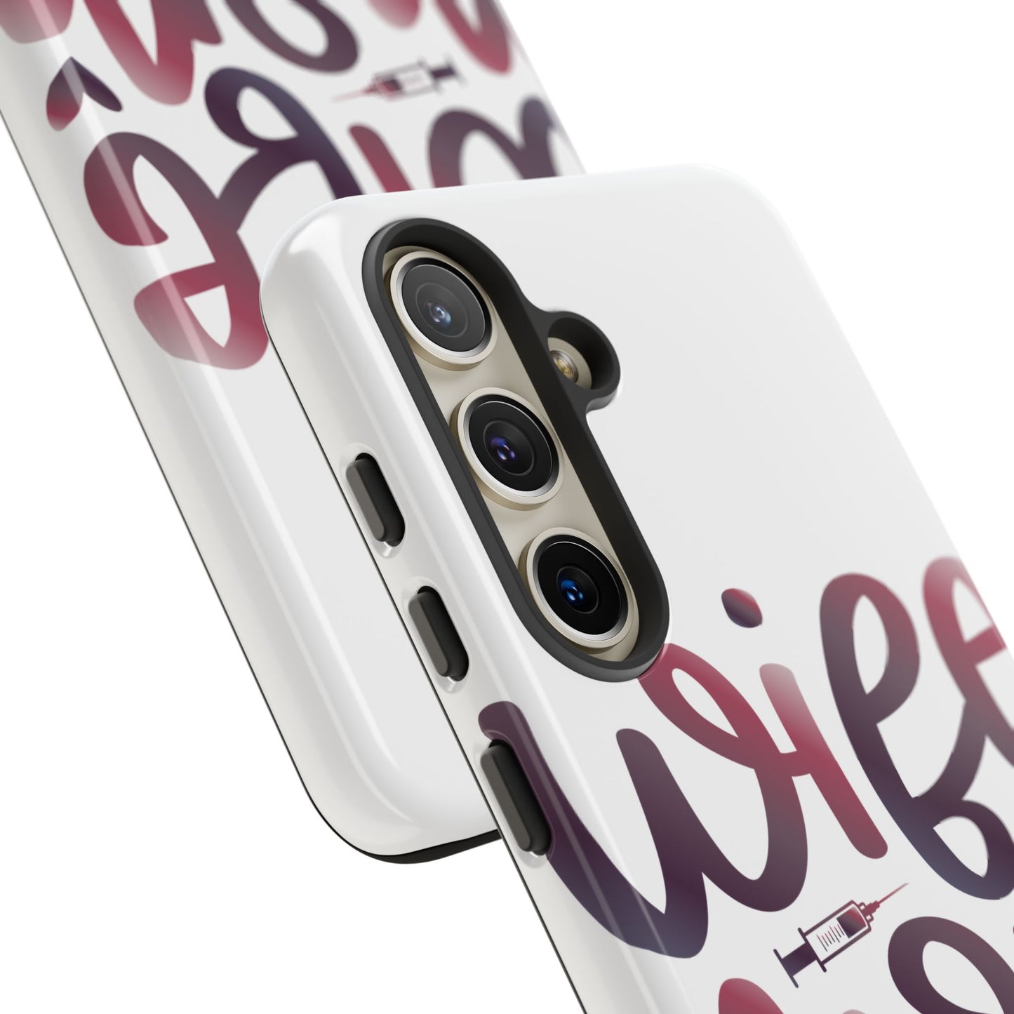 Samsung Galaxy Tough Case - Wife Mom Nurse - White
