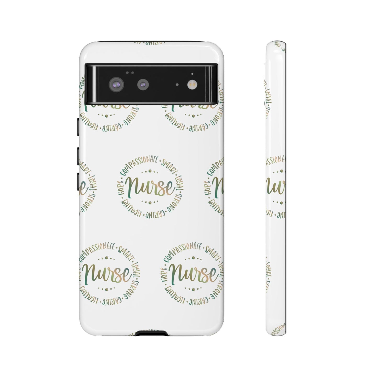 Google Pixel Tough Case - Nurse Circle - White