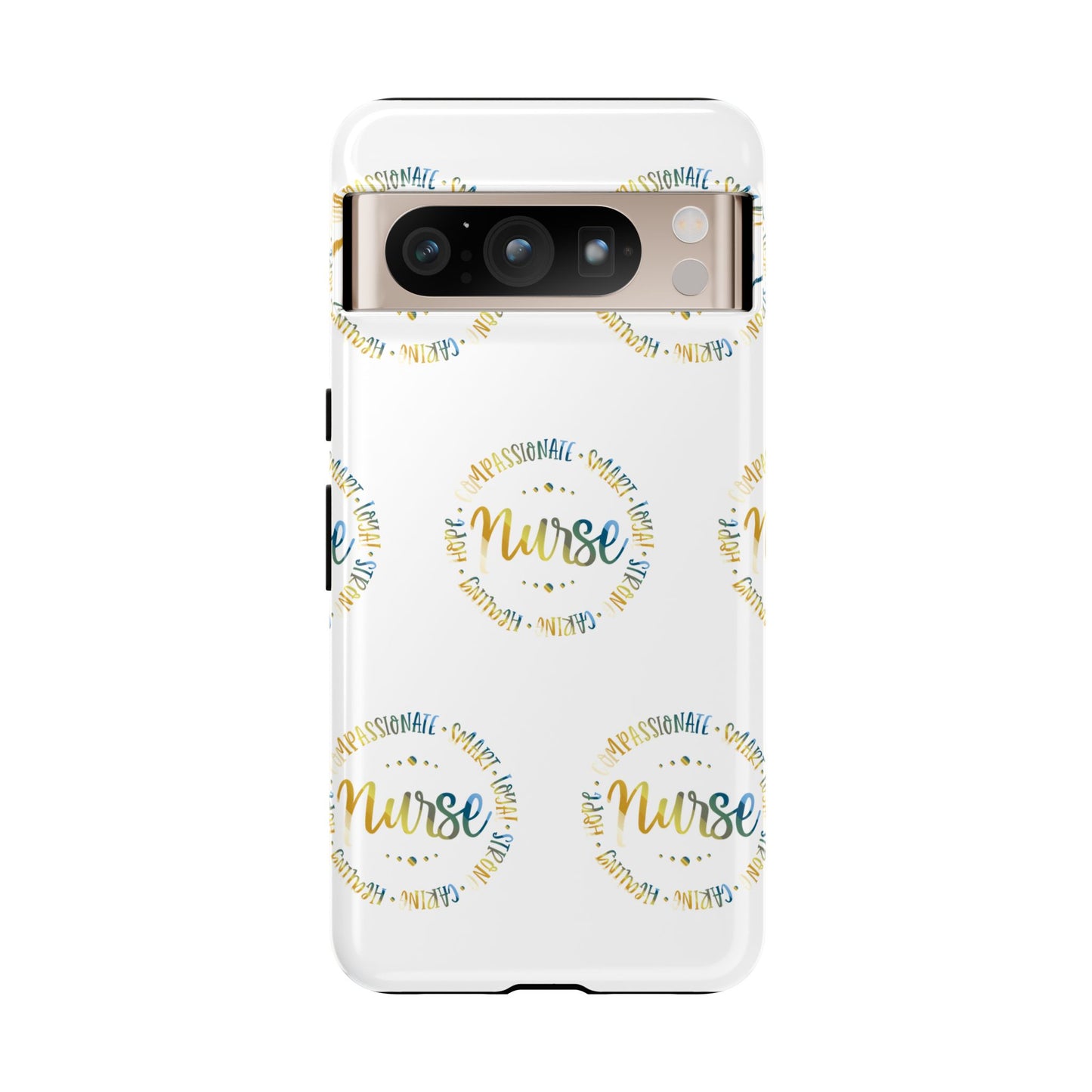 Google Pixel Tough Case - Nurse Circle - White