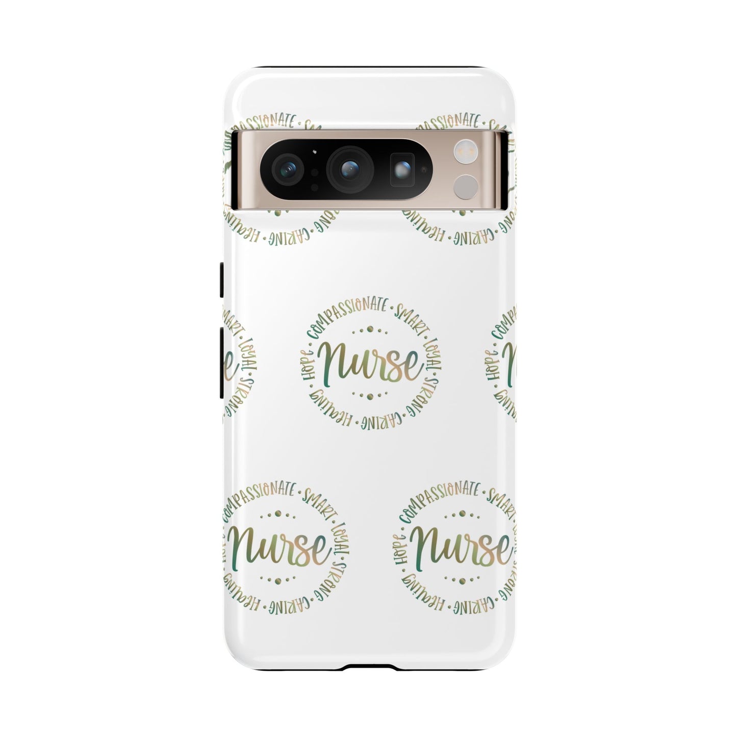 Google Pixel Tough Case - Nurse Circle - White