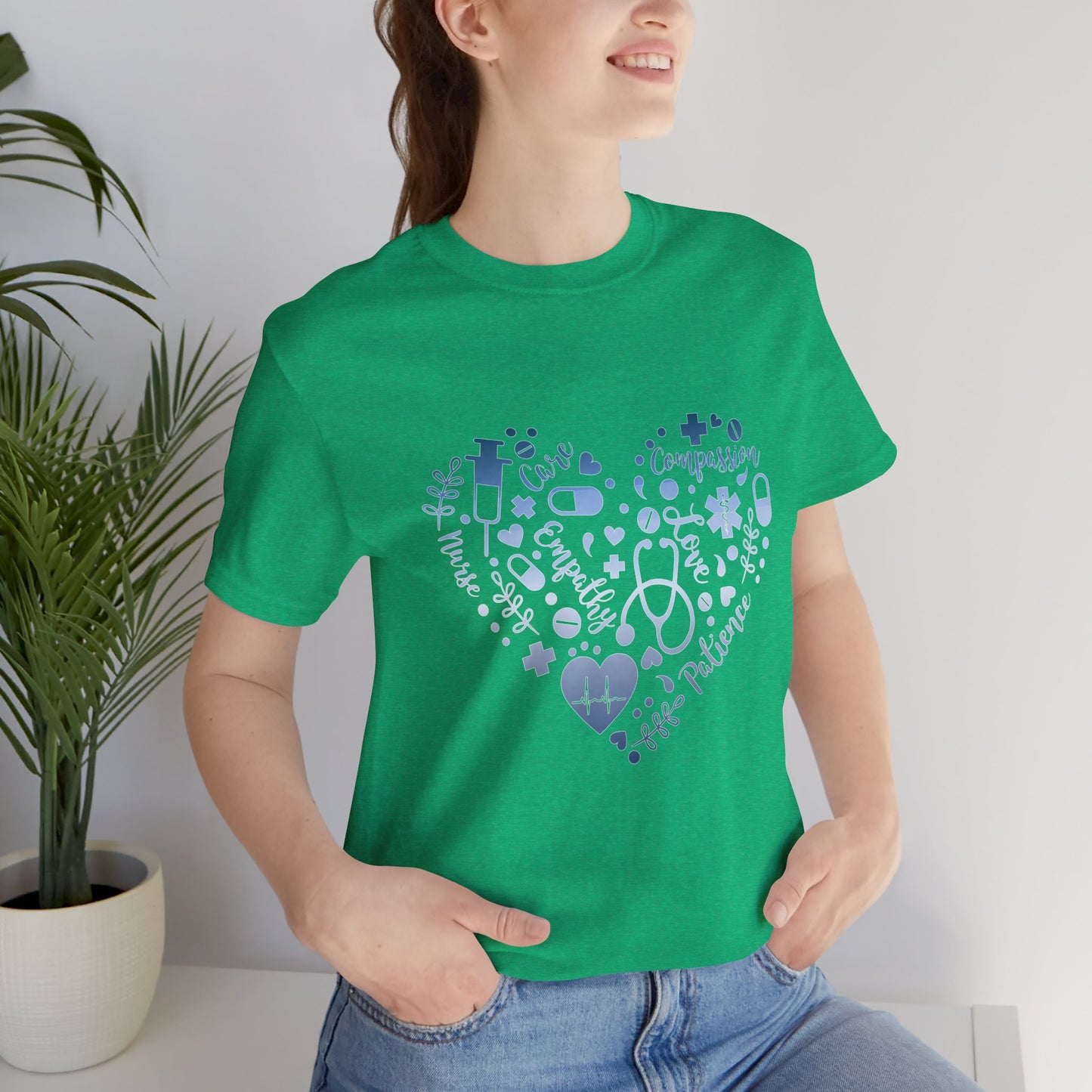 Monogram Heart 1 blue steel