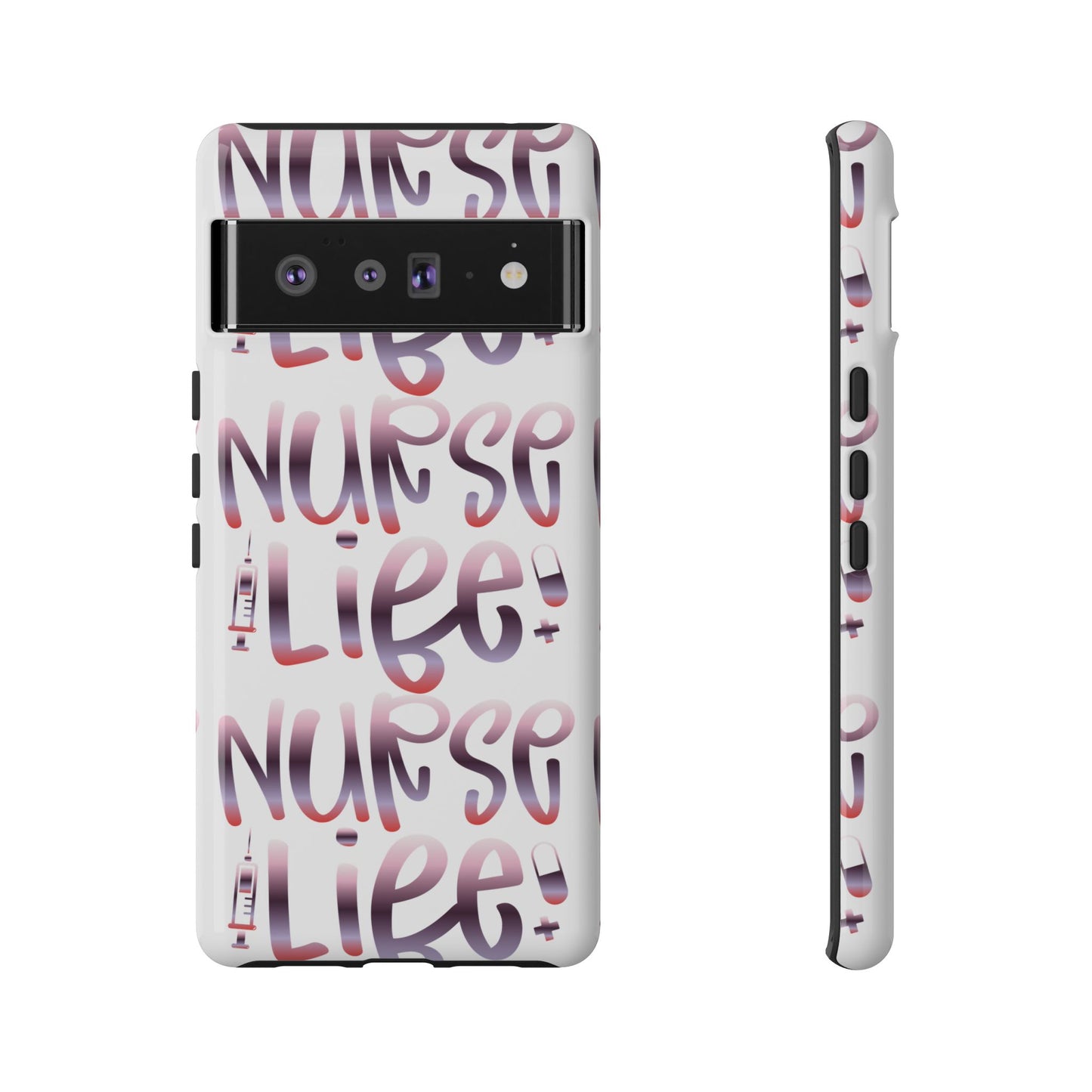 Google Pixel Tough Case - Nurse Life - White