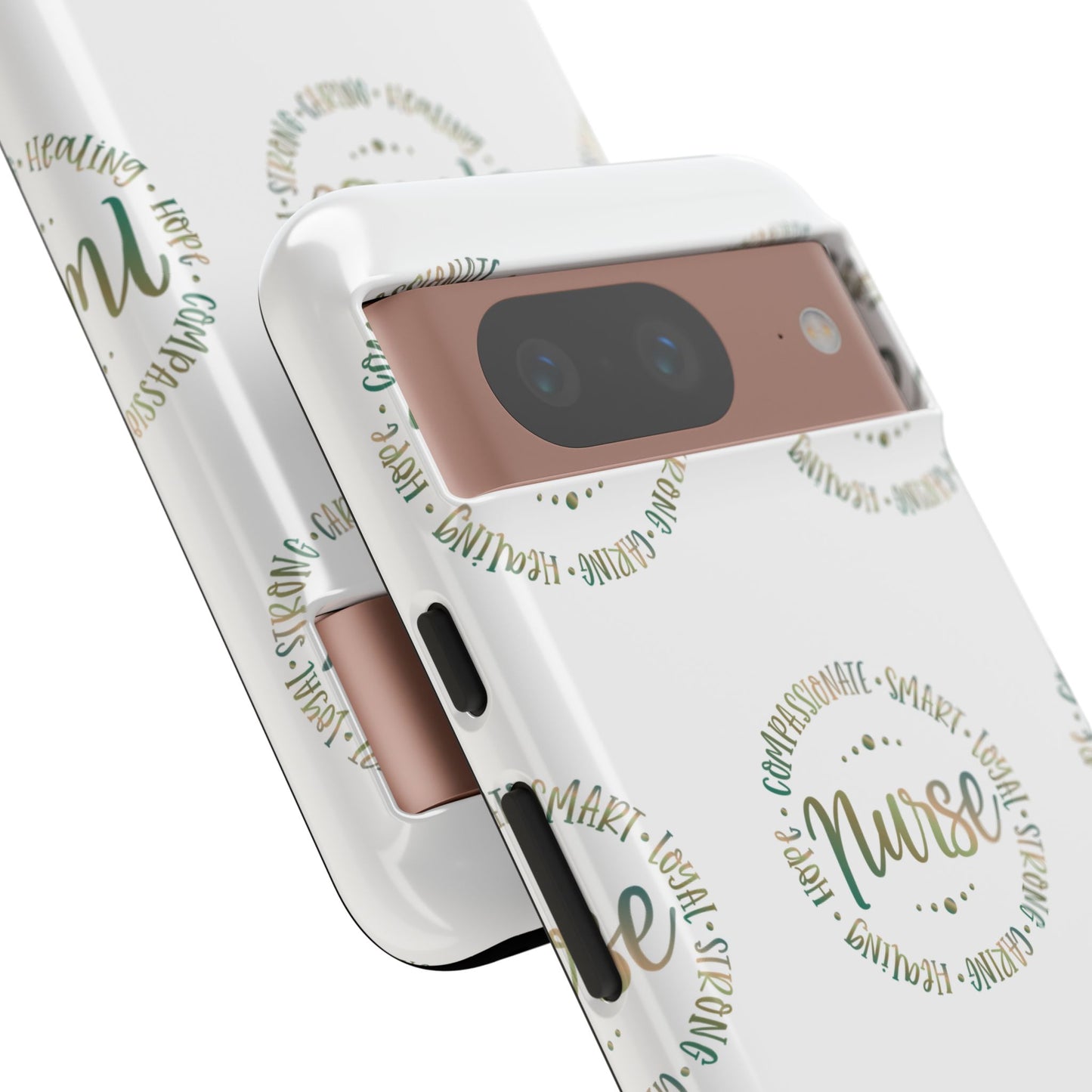 Google Pixel Tough Case - Nurse Circle - White