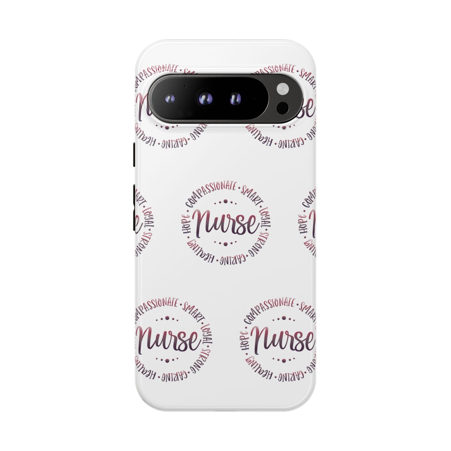 Google Pixel Tough Case - Nurse Circle - White