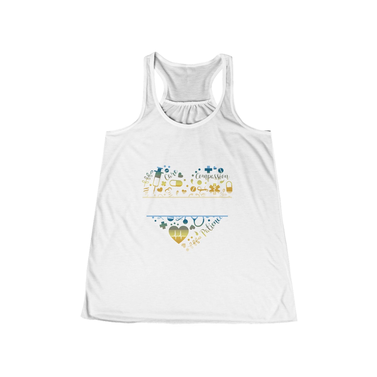 Monogram Heart colored chrome