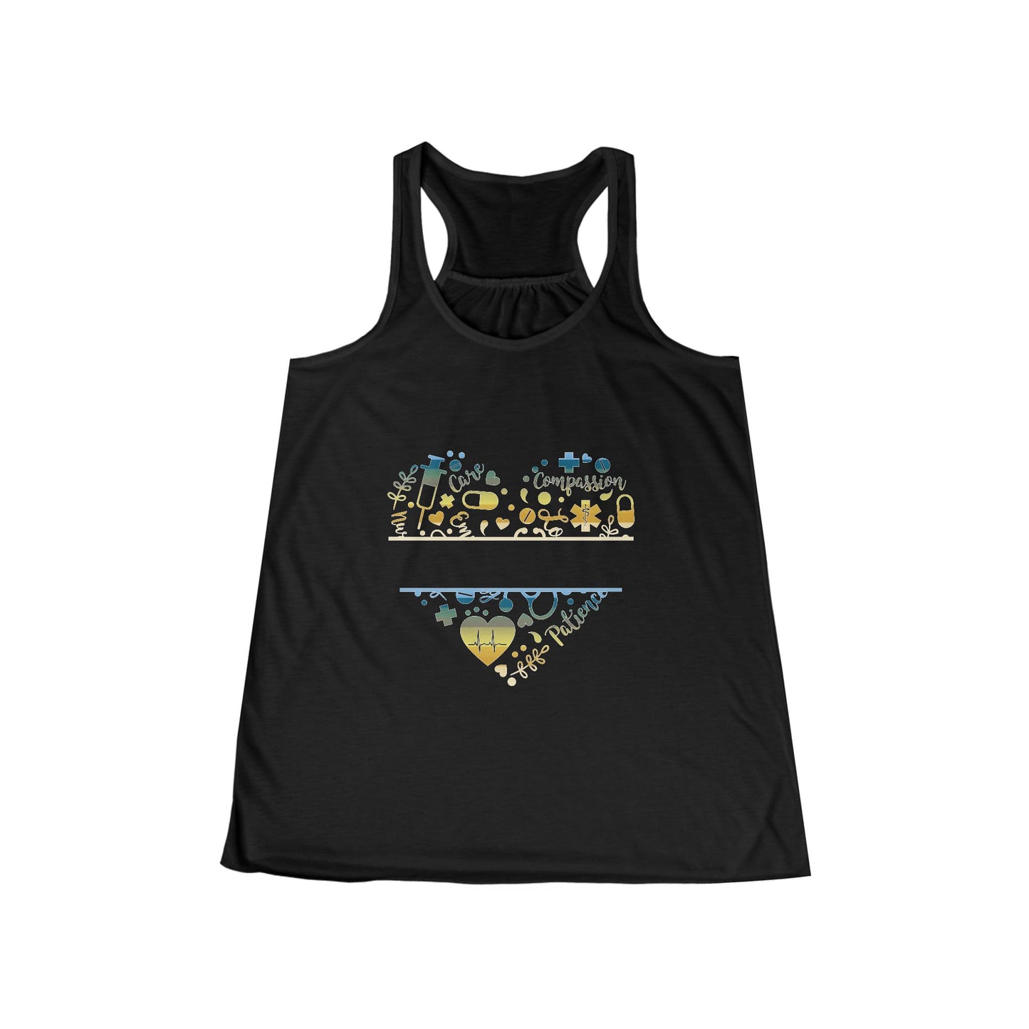 Monogram Heart colored chrome