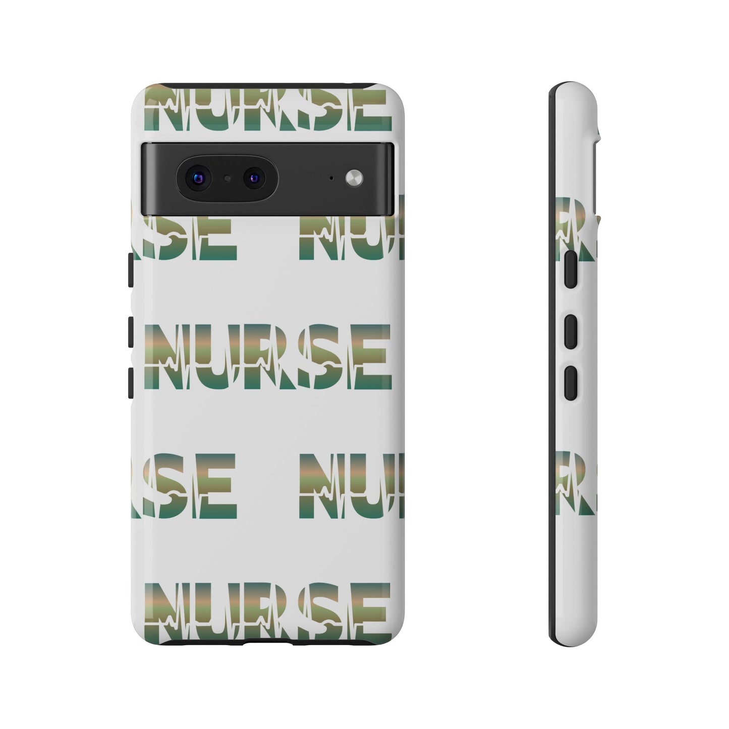 Google Pixel Tough Case - Nurse Pulse - White
