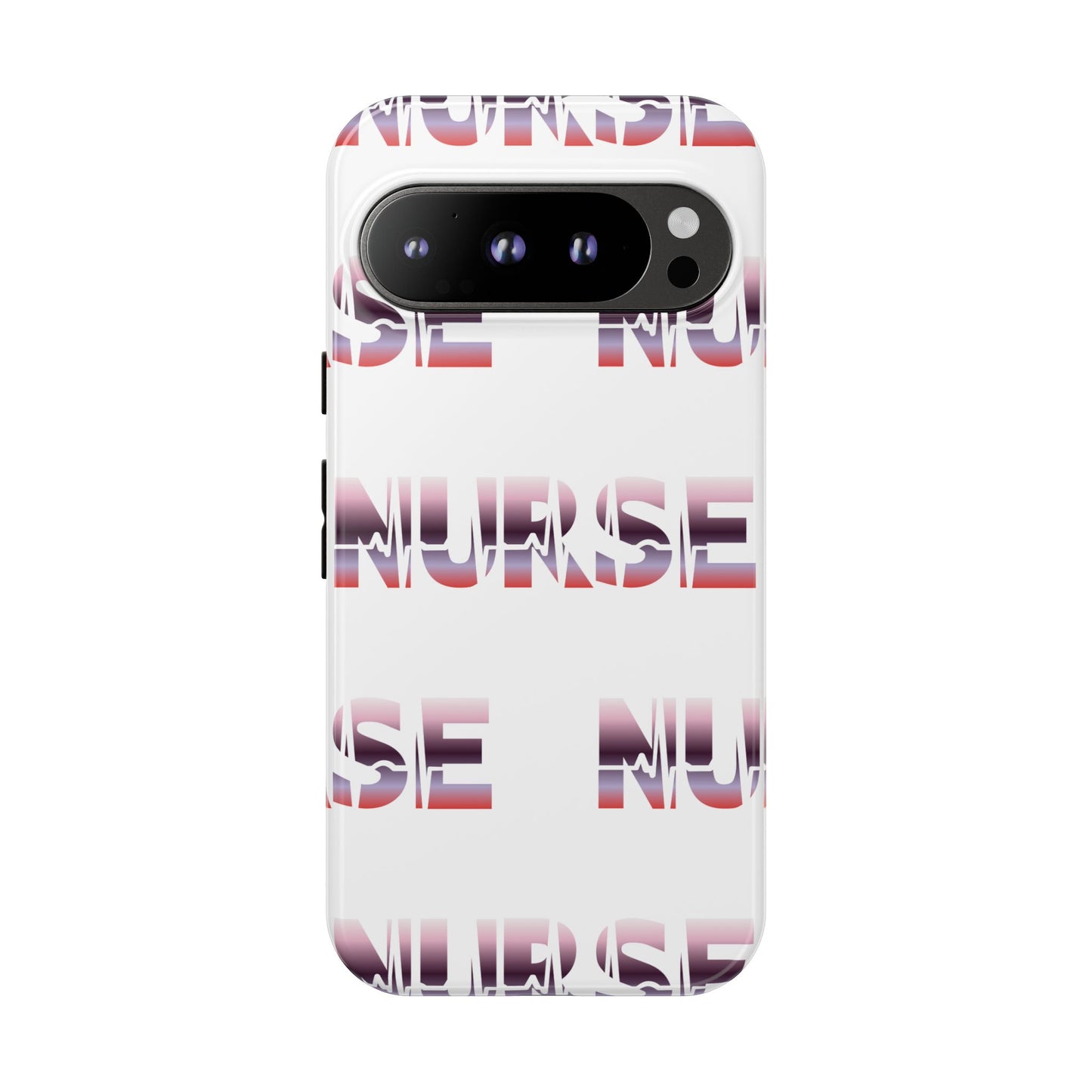 Google Pixel Tough Case - Nurse Pulse - White