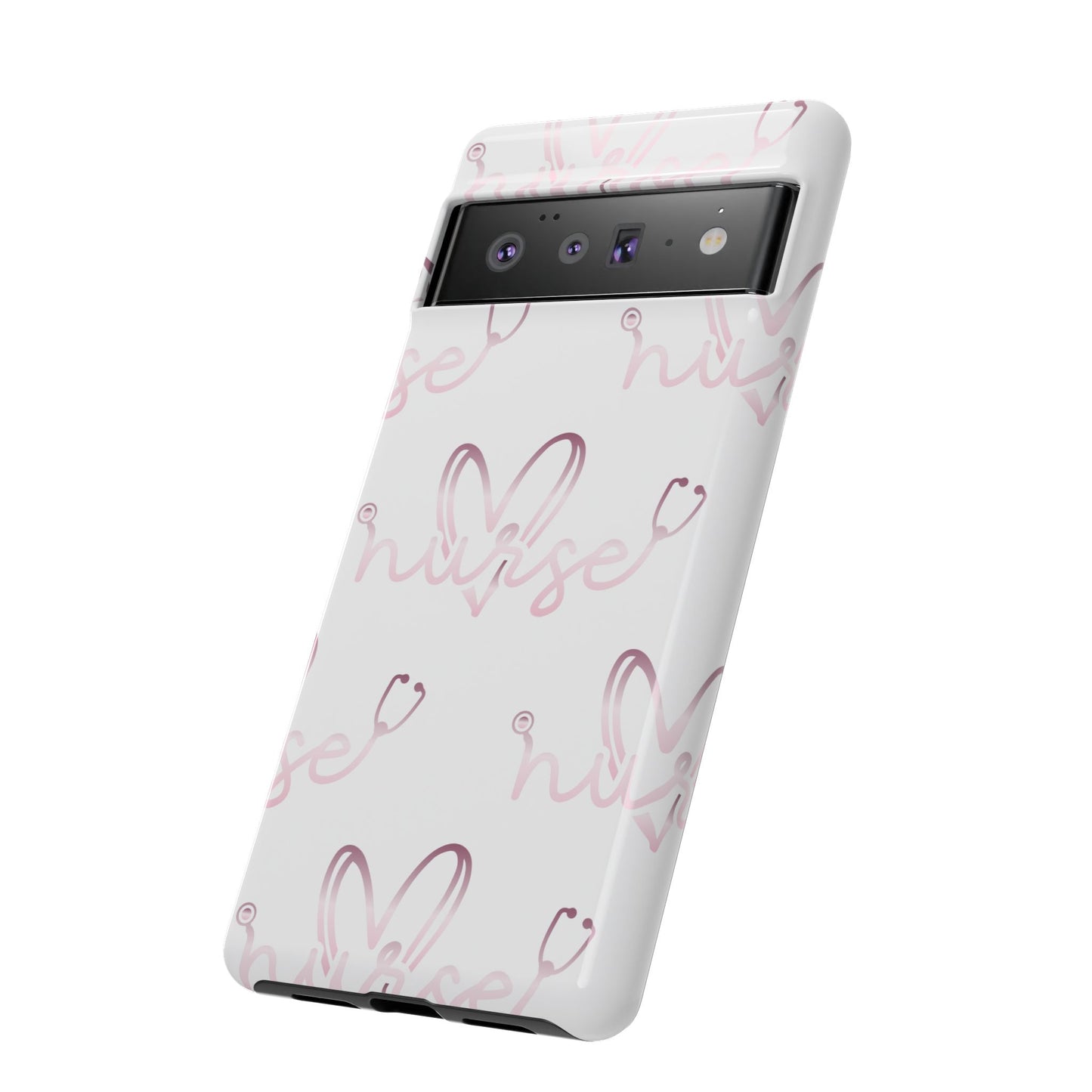 Google Pixel Tough Case - Nurse Stethoscope - White