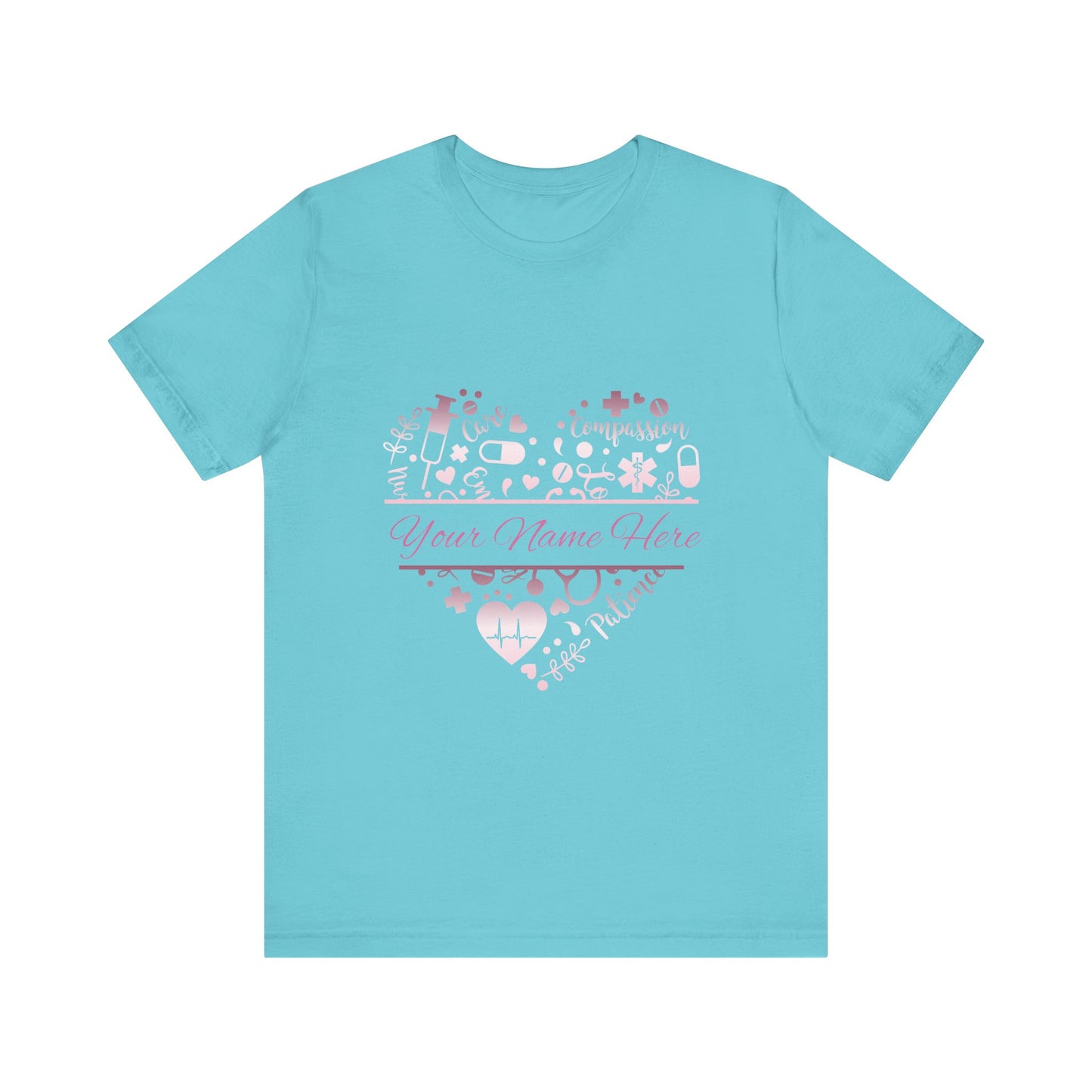 Monogram Heart rose gold