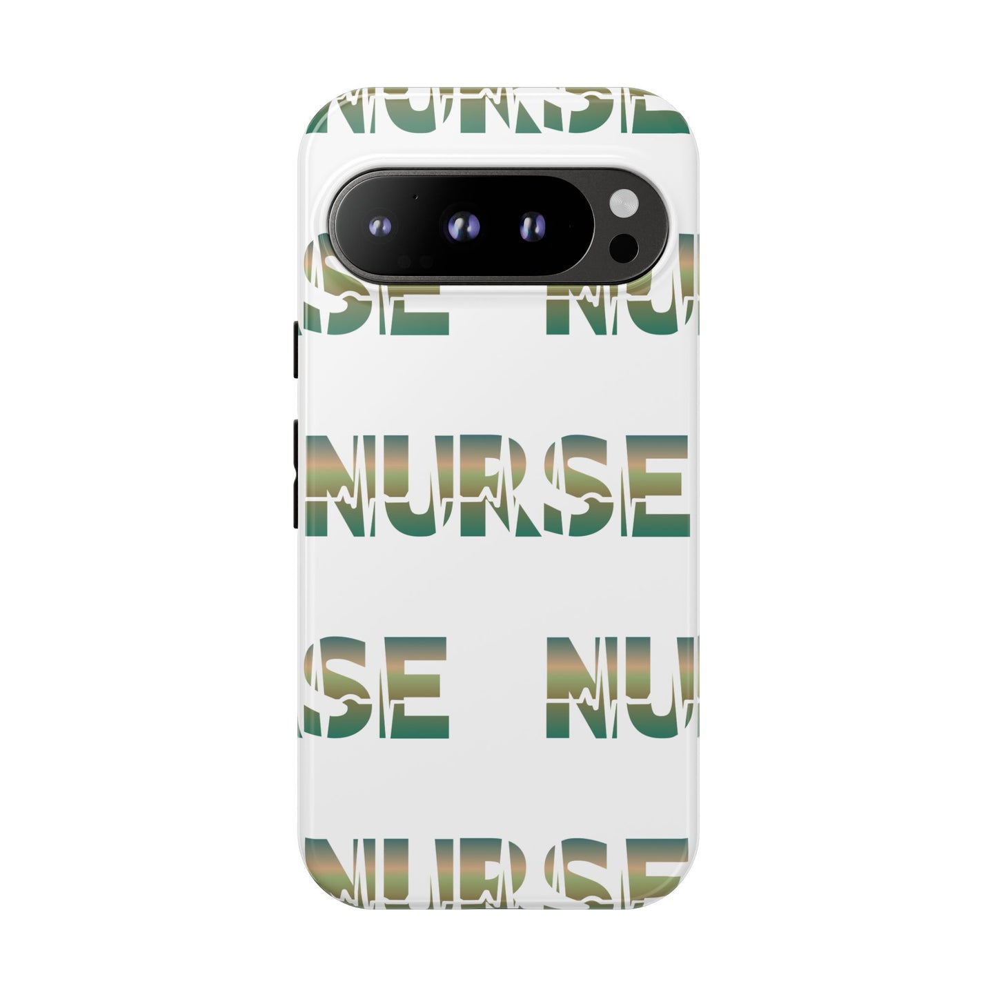 Google Pixel Tough Case - Nurse Pulse - White